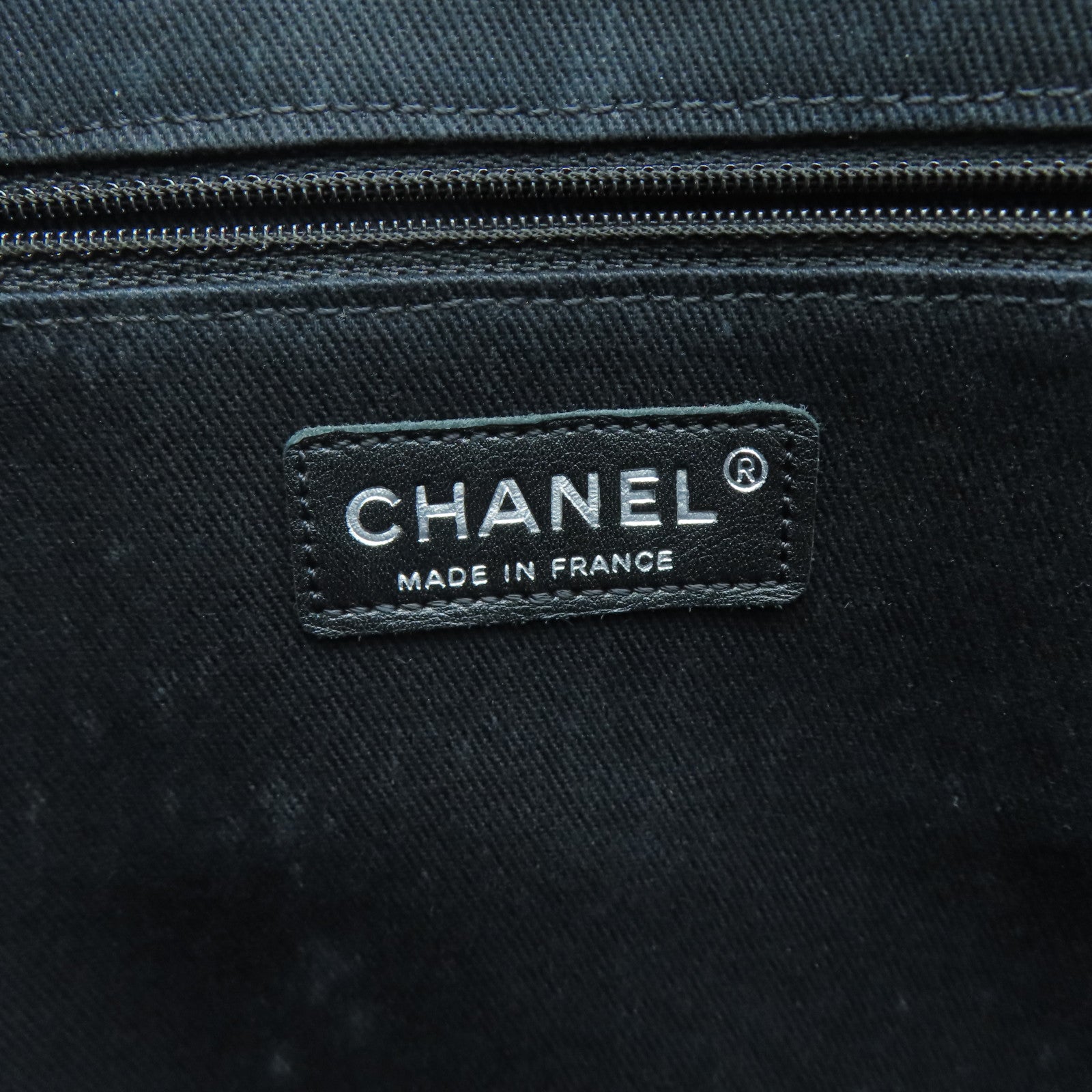 CHANEL 【激減優惠】菱格牛皮皮革Shoulder Bag銀扣鏈帶肩背袋黑色