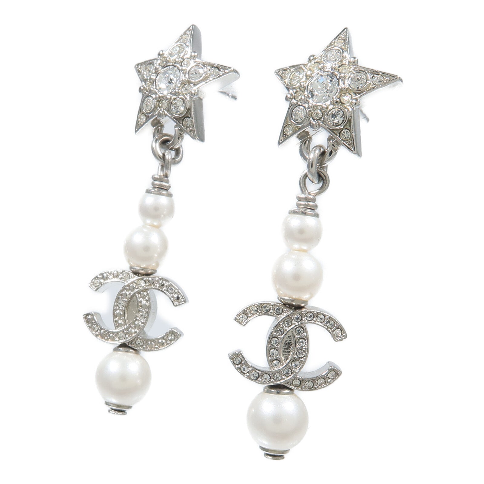 CHANEL PVC/金屬Earrings耳環