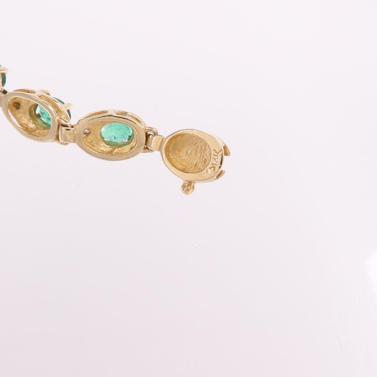 JEWELRY 18K黃金/白金Emerald Bracelet綠寶石手鏈