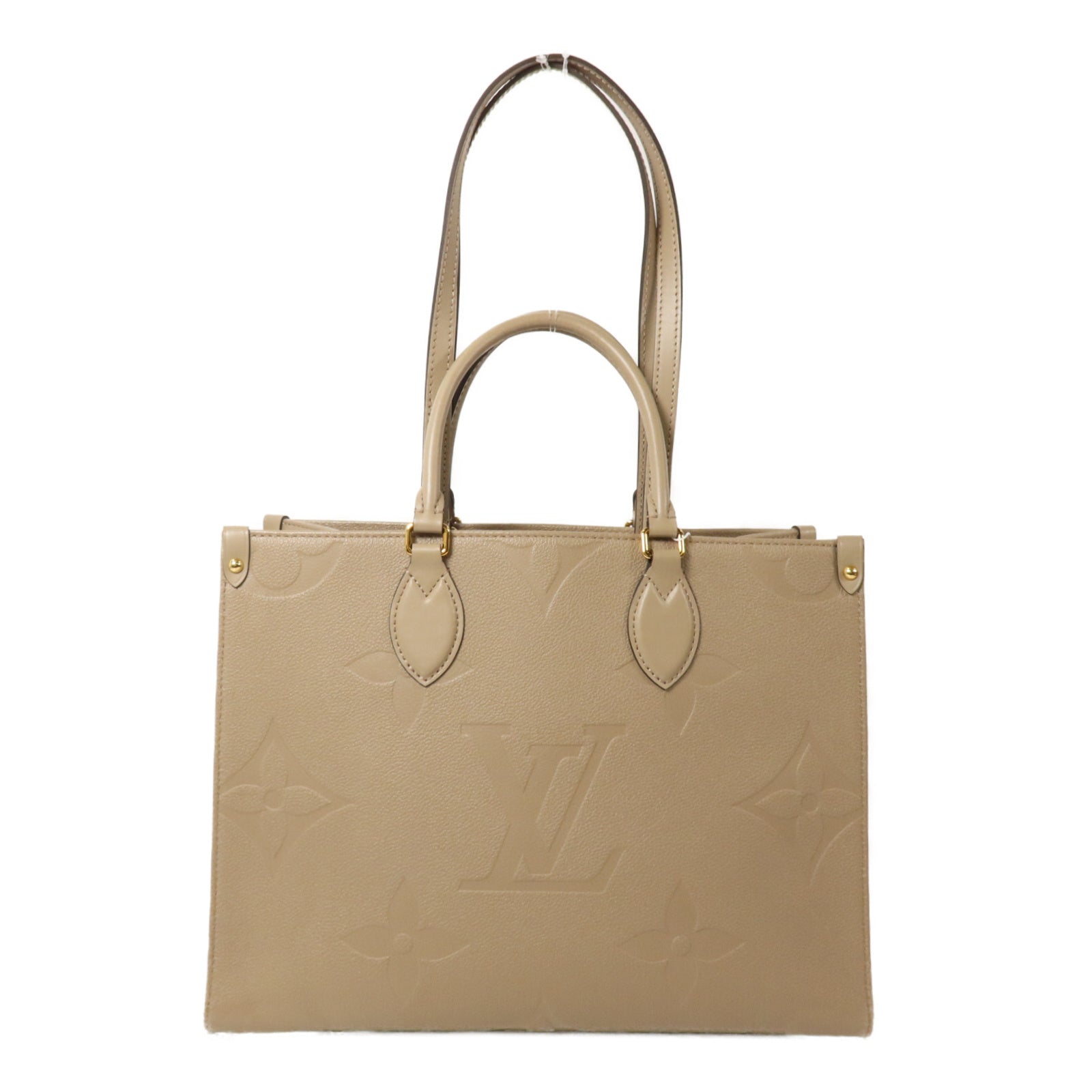 LOUIS VUITTON Monogram Empreinte On The Go MM手挽肩背兩用袋