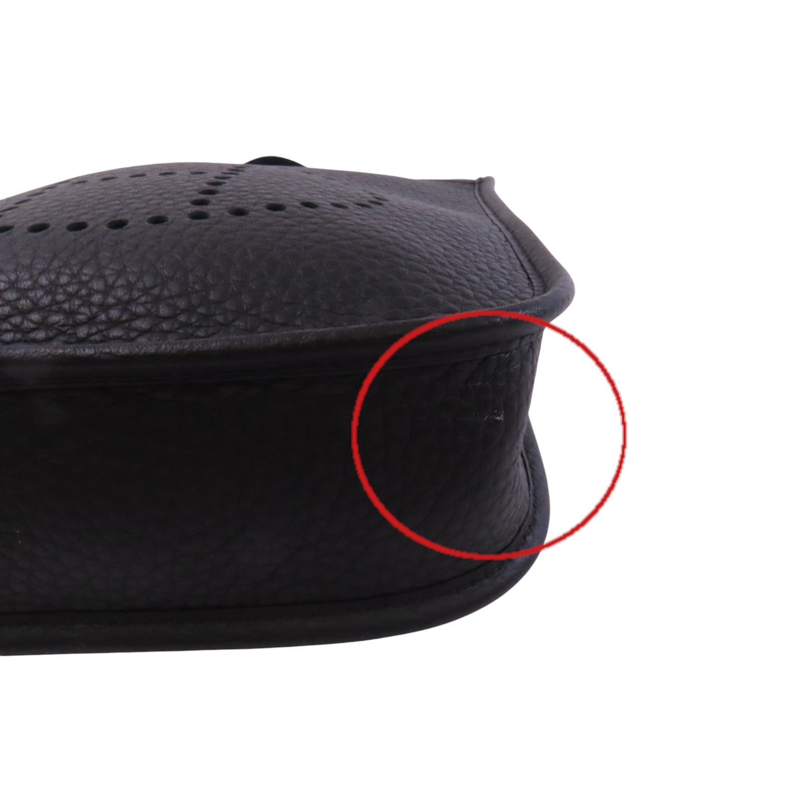 HERMES Clemence皮革Evelyne TPM金扣肩背袋