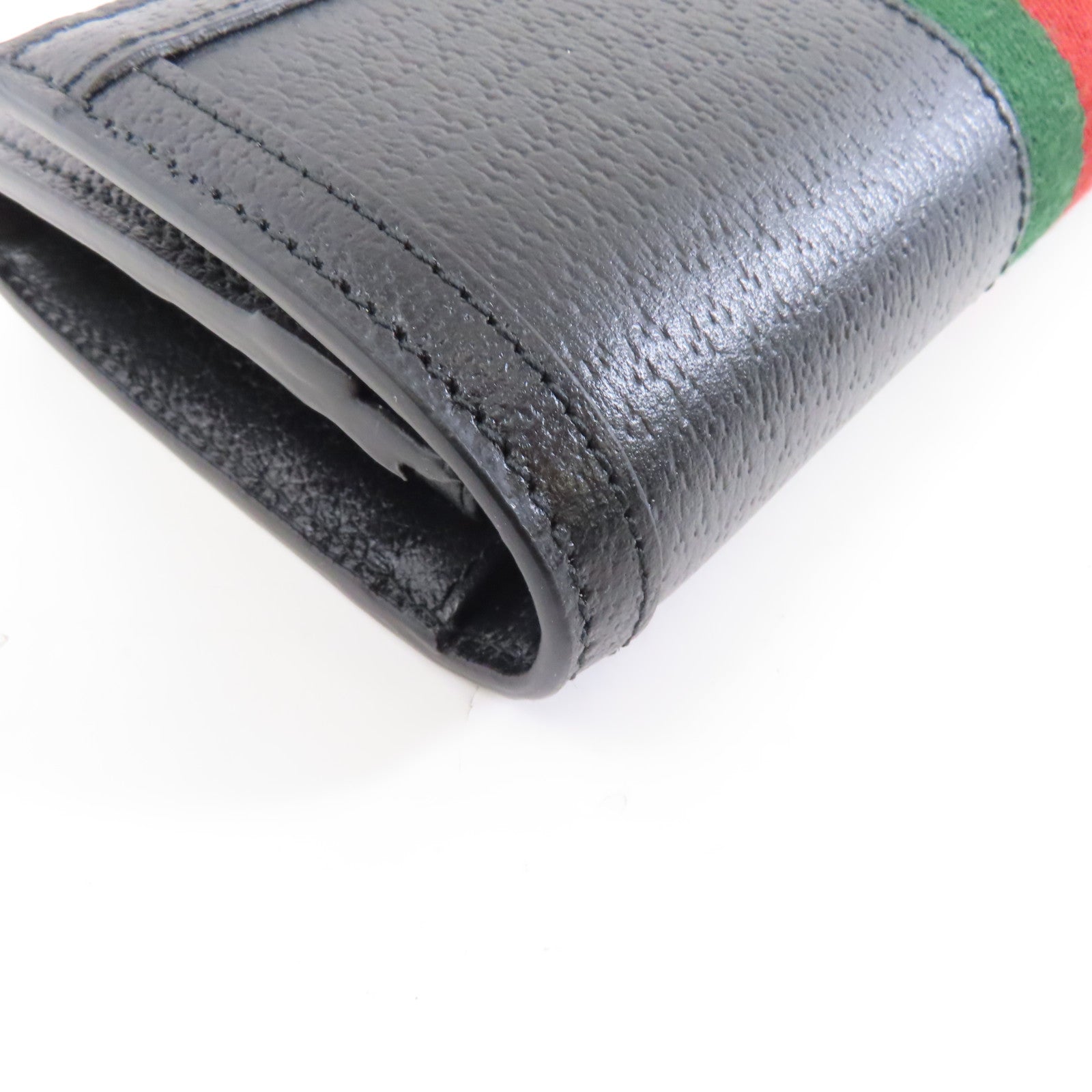 GUCCI 牛皮皮革Ophidia Long Wallet金扣長錢包黑色