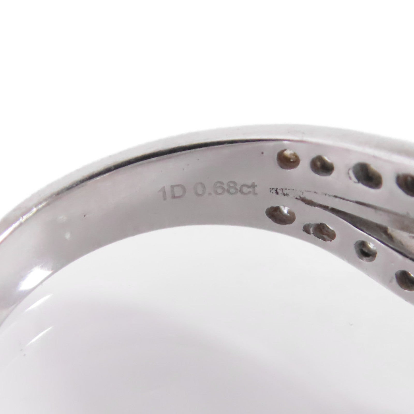 JEWELRY 18K白金/鑽石Diamond Ring戒指US#6.5