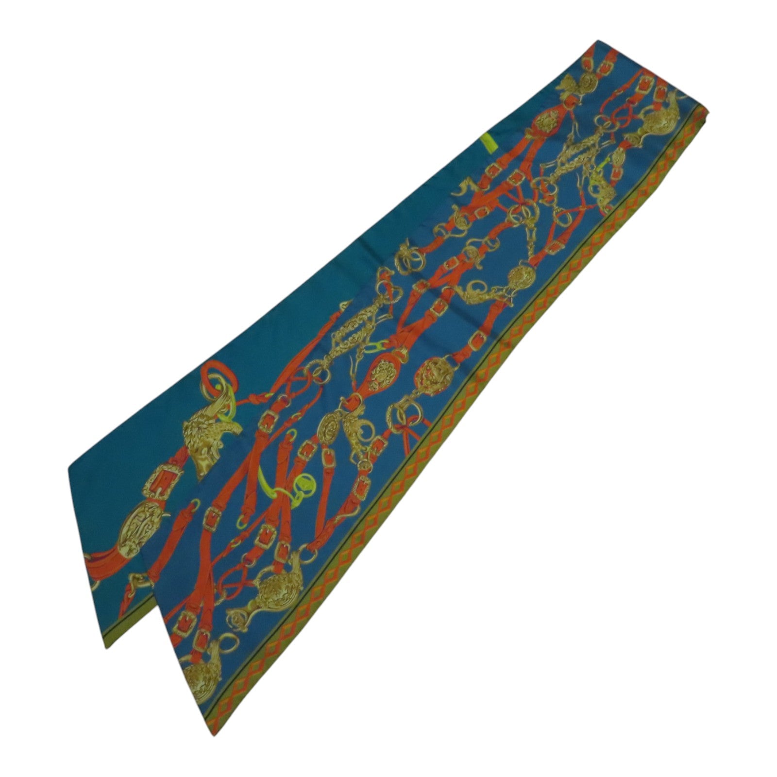 HERMES 絲質TMaxi Twilly Scarf絲巾