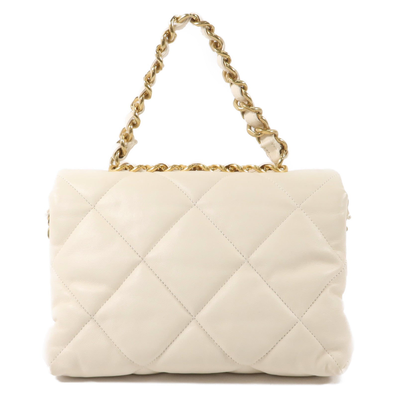 CHANEL 羊皮皮革Chanel 19手挽肩背兩用袋