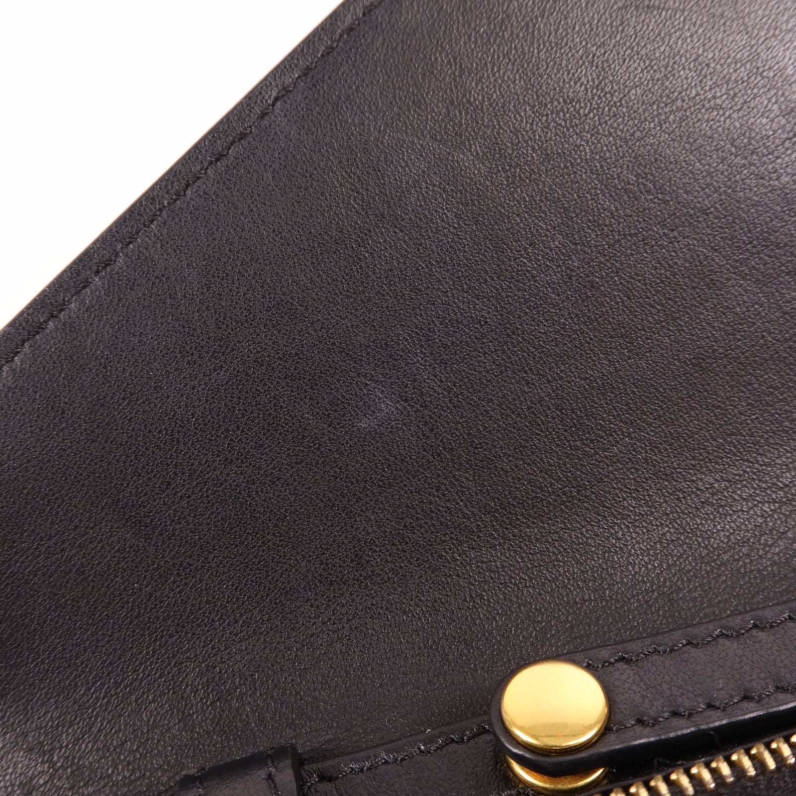 CELINE 牛皮皮革Chain Shoulder金扣鏈帶肩背袋