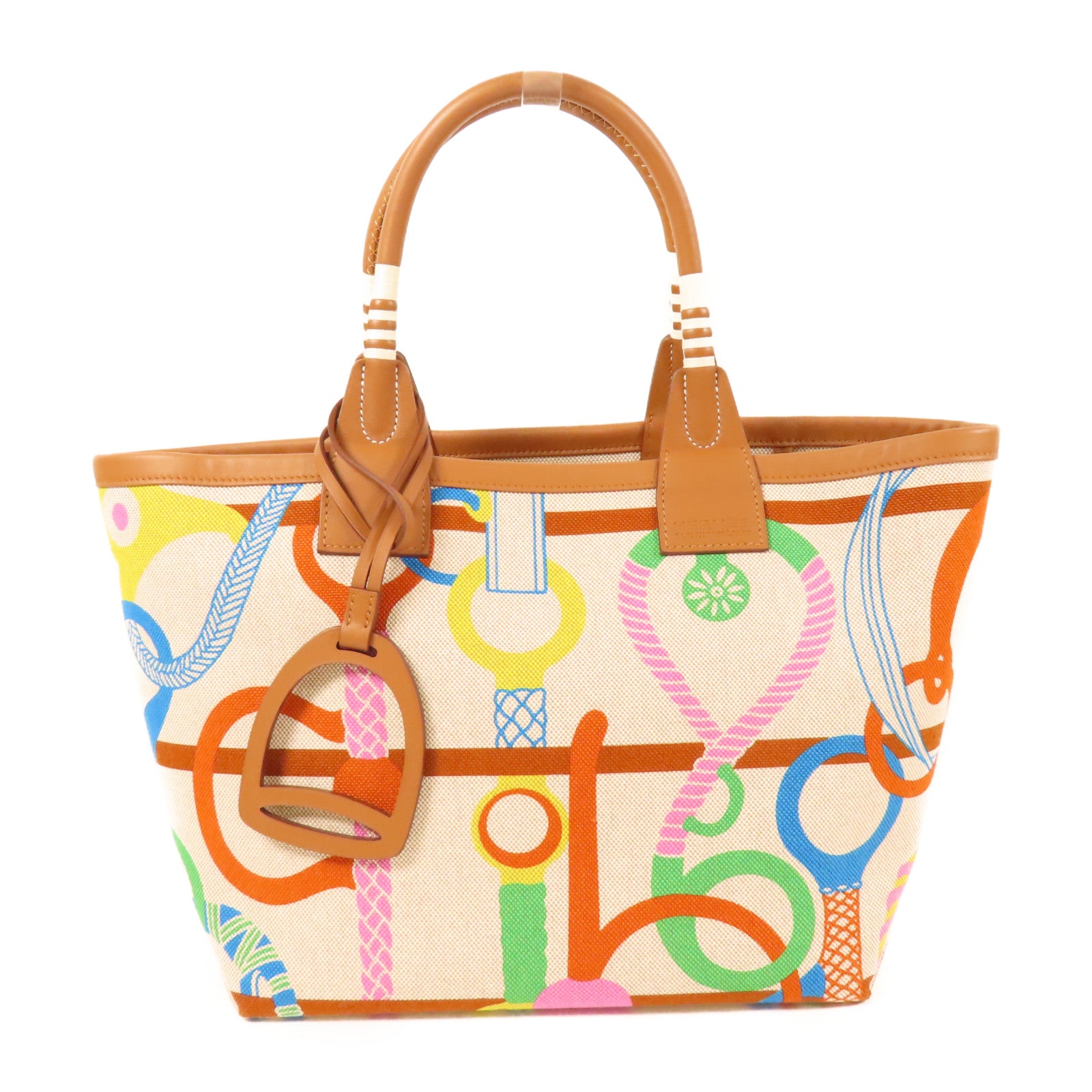 HERMES 帆布/Swift皮革Steeple 25手挽袋
