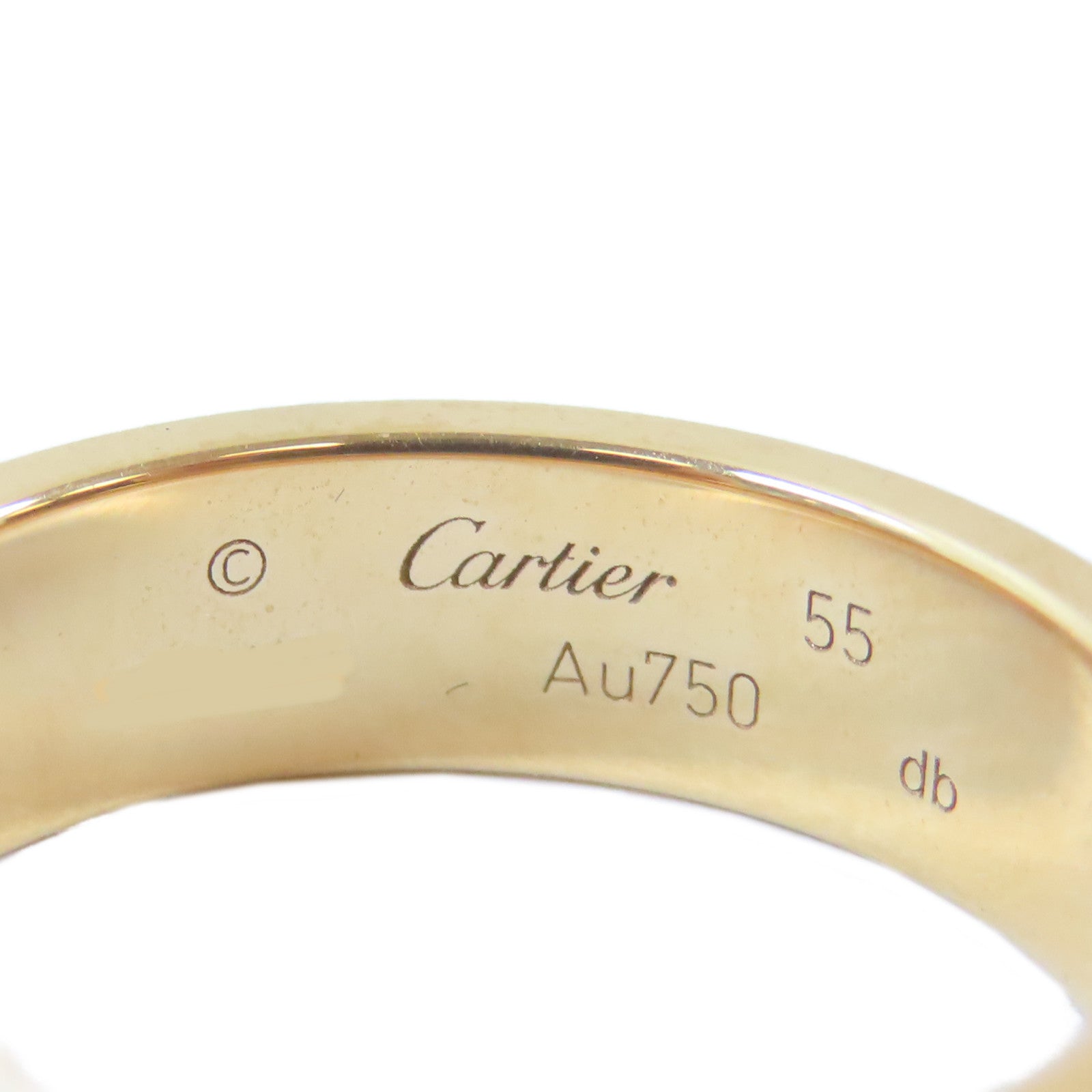 CARTIER 18K玫瑰金Love Ring戒指Cartier#55/US#7
