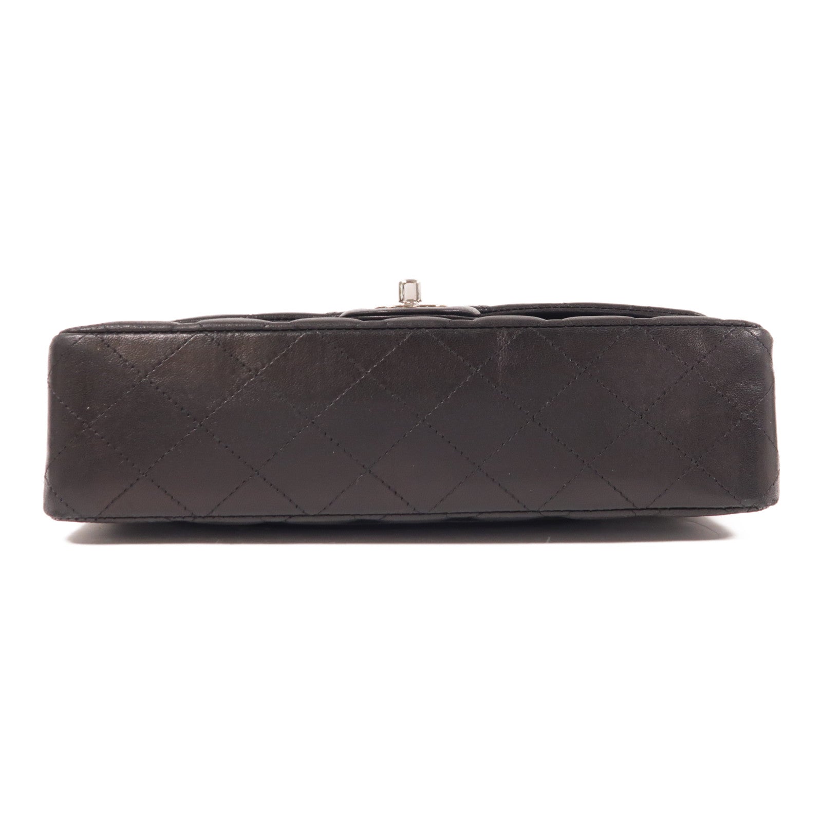 CHANEL 羊皮皮革Classic 25銀扣鏈帶肩背袋