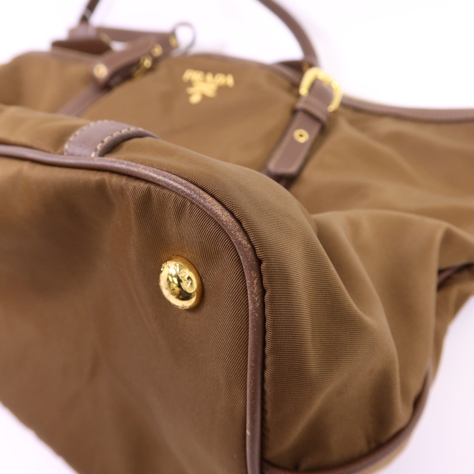 PRADA 尼龍Tote Bag金扣手挽袋