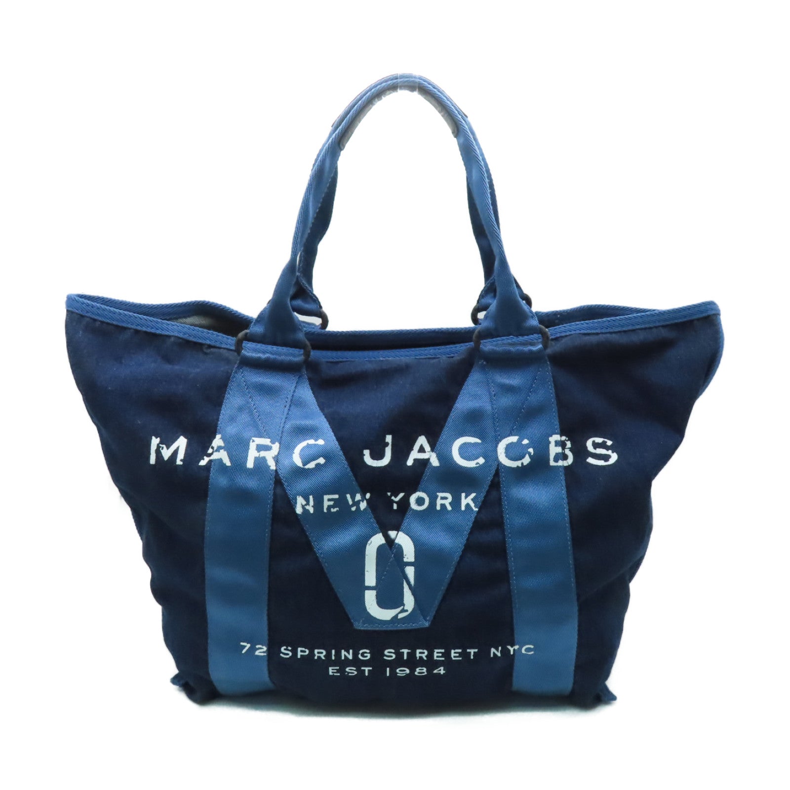 MARC JACOBS 【激減優惠】牛仔布Tote Bag手挽袋藍色