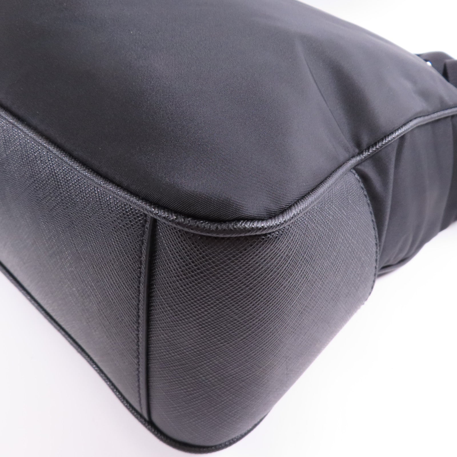 PRADA 尼龍Shoulder Bag銀扣手挽肩背兩用袋