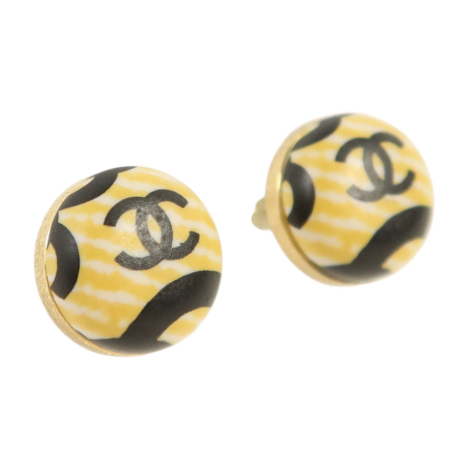 CHANEL 金屬/PVC Earrings耳環