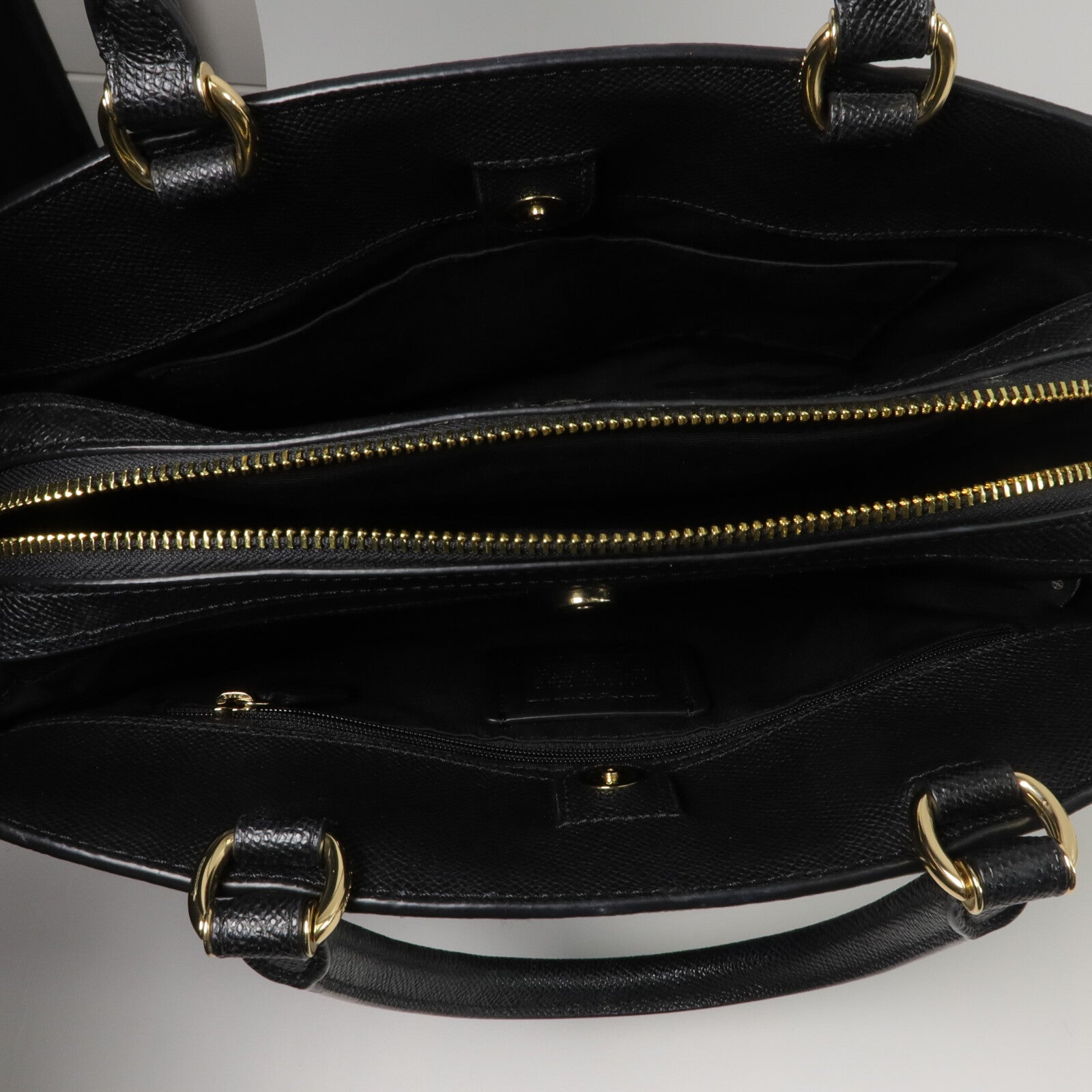 COACH 牛皮皮革Lillie Carryall Large手挽肩背兩用袋