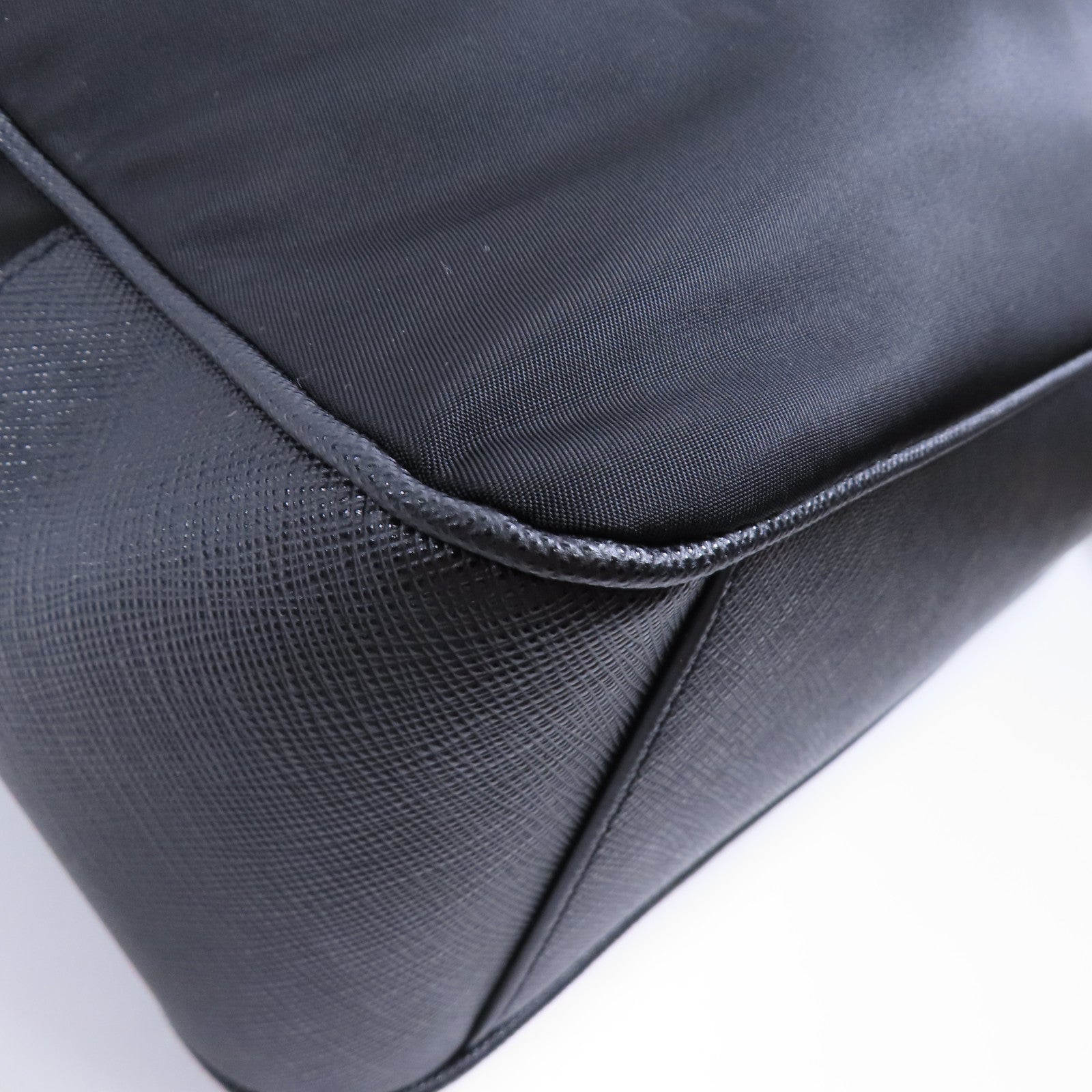 PRADA SHW 2 Way Shoulder Bag Nylon Black