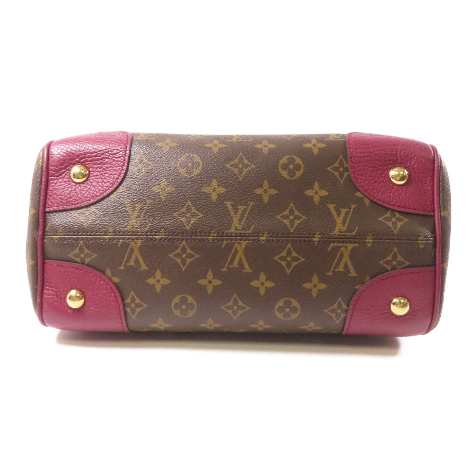 LOUIS VUITTON 【激減優惠】Monogram Estrela MM金扣肩背袋啡色/酒紅色