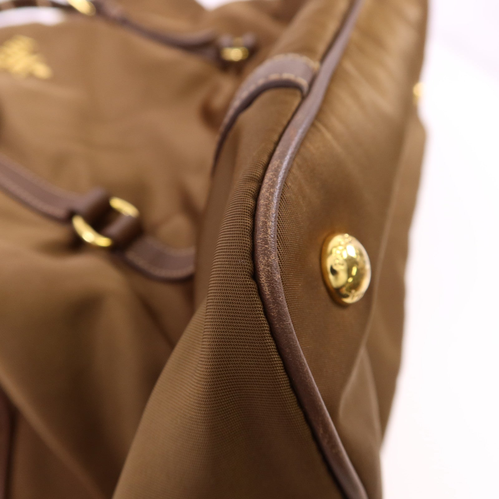 PRADA 尼龍Tote Bag金扣手挽袋