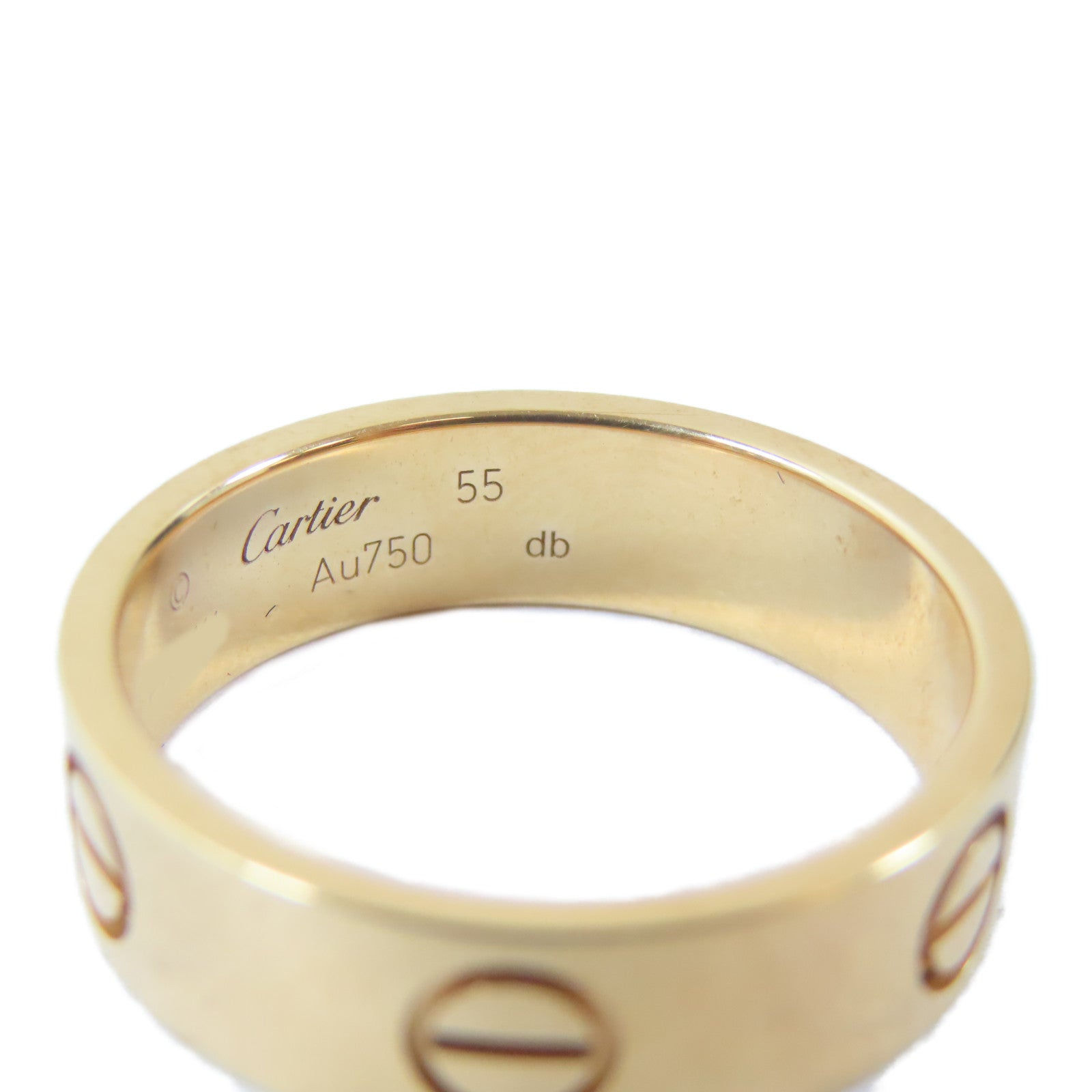 CARTIER 18K玫瑰金Love Ring戒指Cartier#55/US#7