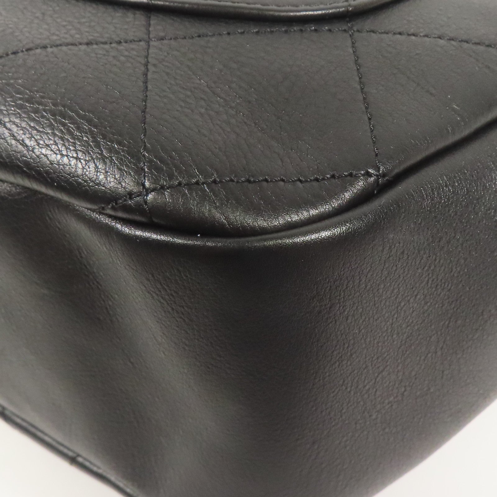 CHANEL 牛皮皮革Shoulder Bag金扣鏈帶肩背袋