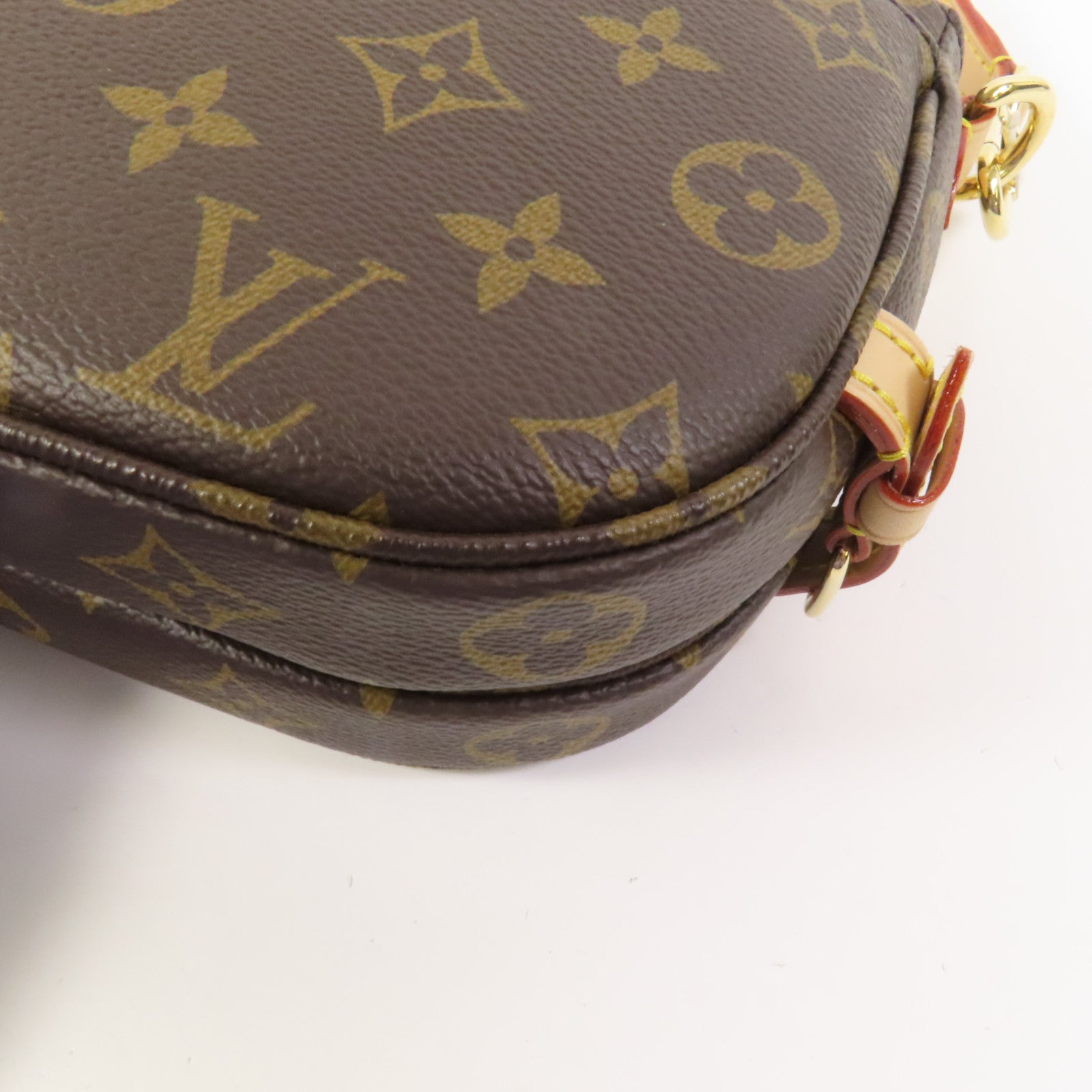 LOUIS VUITTON Monogram Saumur BB金扣手挽肩背兩用袋