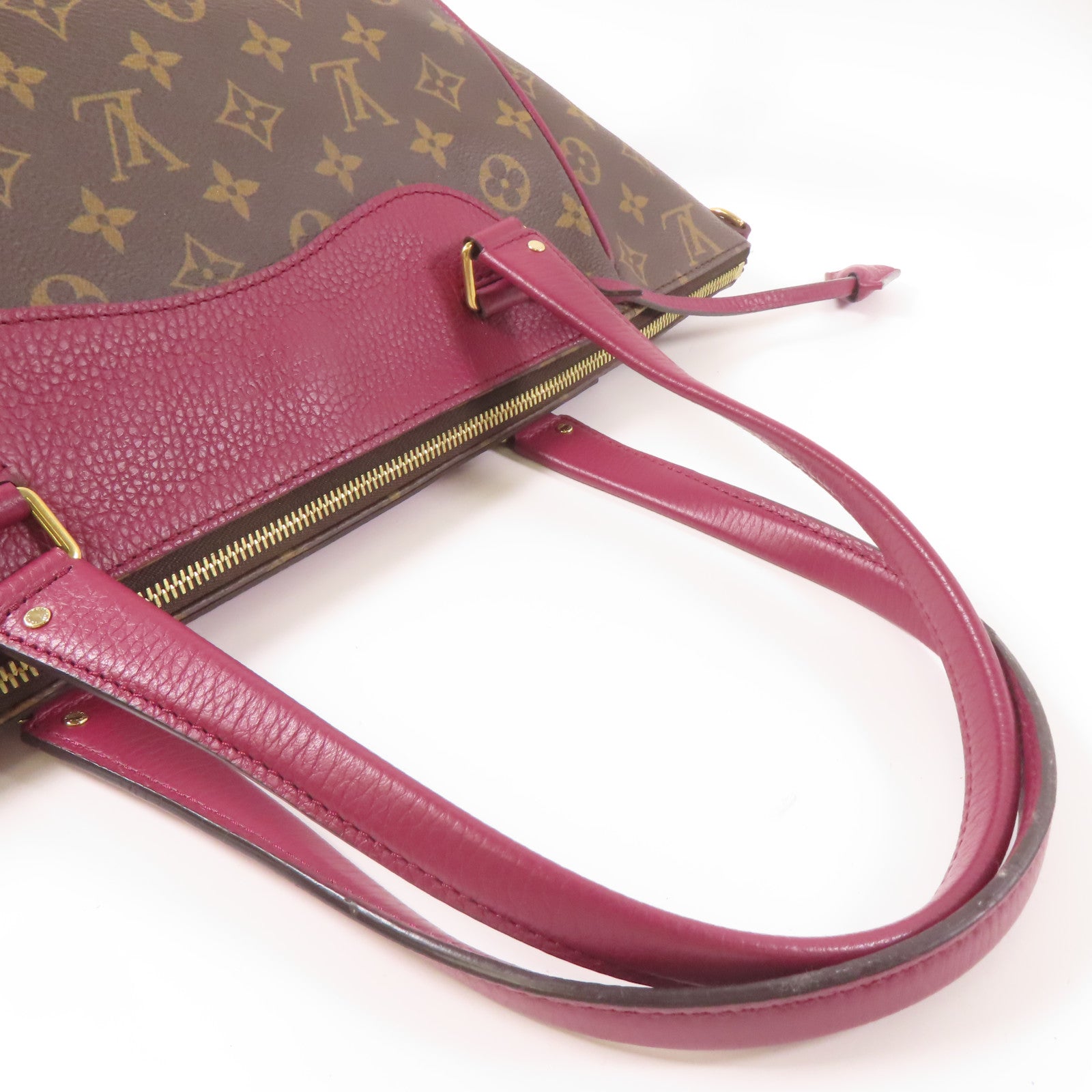 LOUIS VUITTON 【激減優惠】Monogram Estrela MM金扣肩背袋啡色/酒紅色
