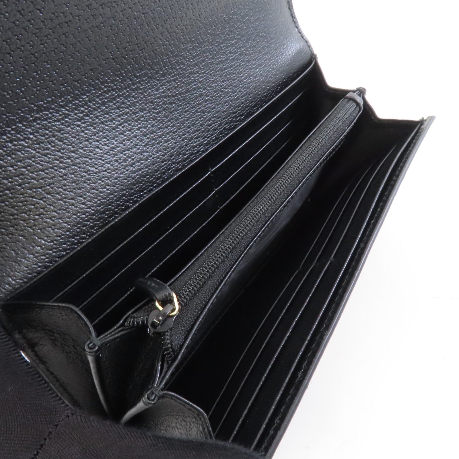 GUCCI 牛皮皮革Ophidia Long Wallet金扣長錢包黑色