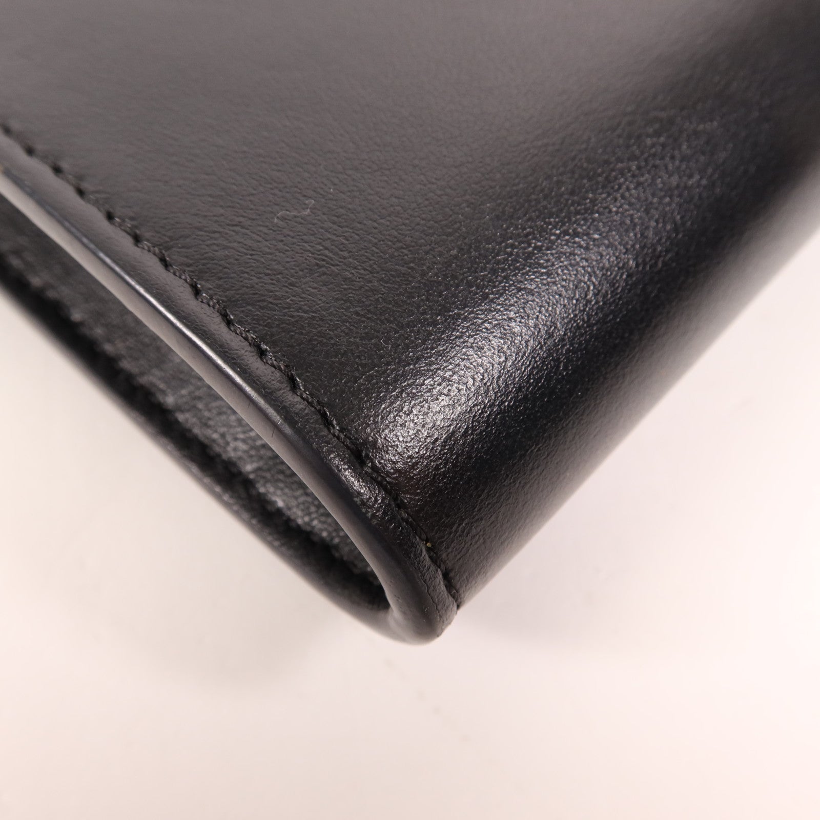 CELINE 牛皮皮革Chain Shoulder金扣鏈帶肩背袋