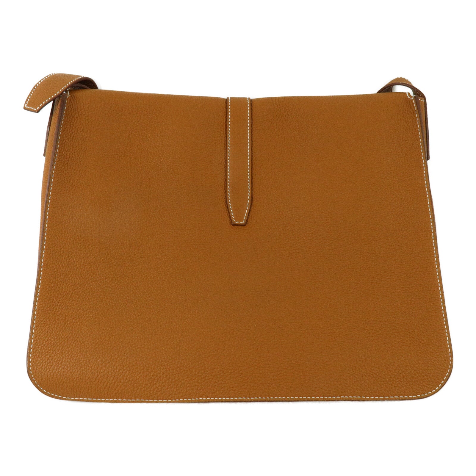 HERMES Togo皮革Steve Light Junior肩背袋Gold