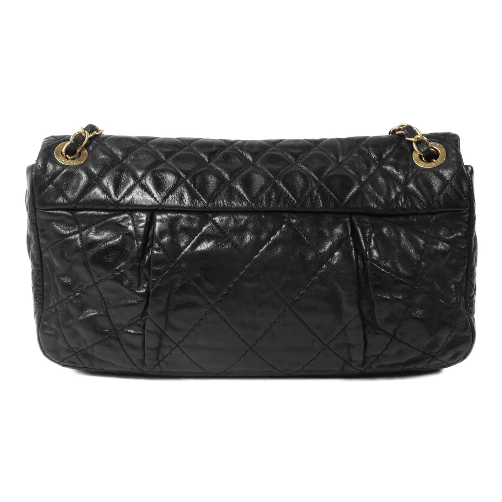 CHANEL 牛皮皮革Chain Shoulder鏈帶肩背袋
