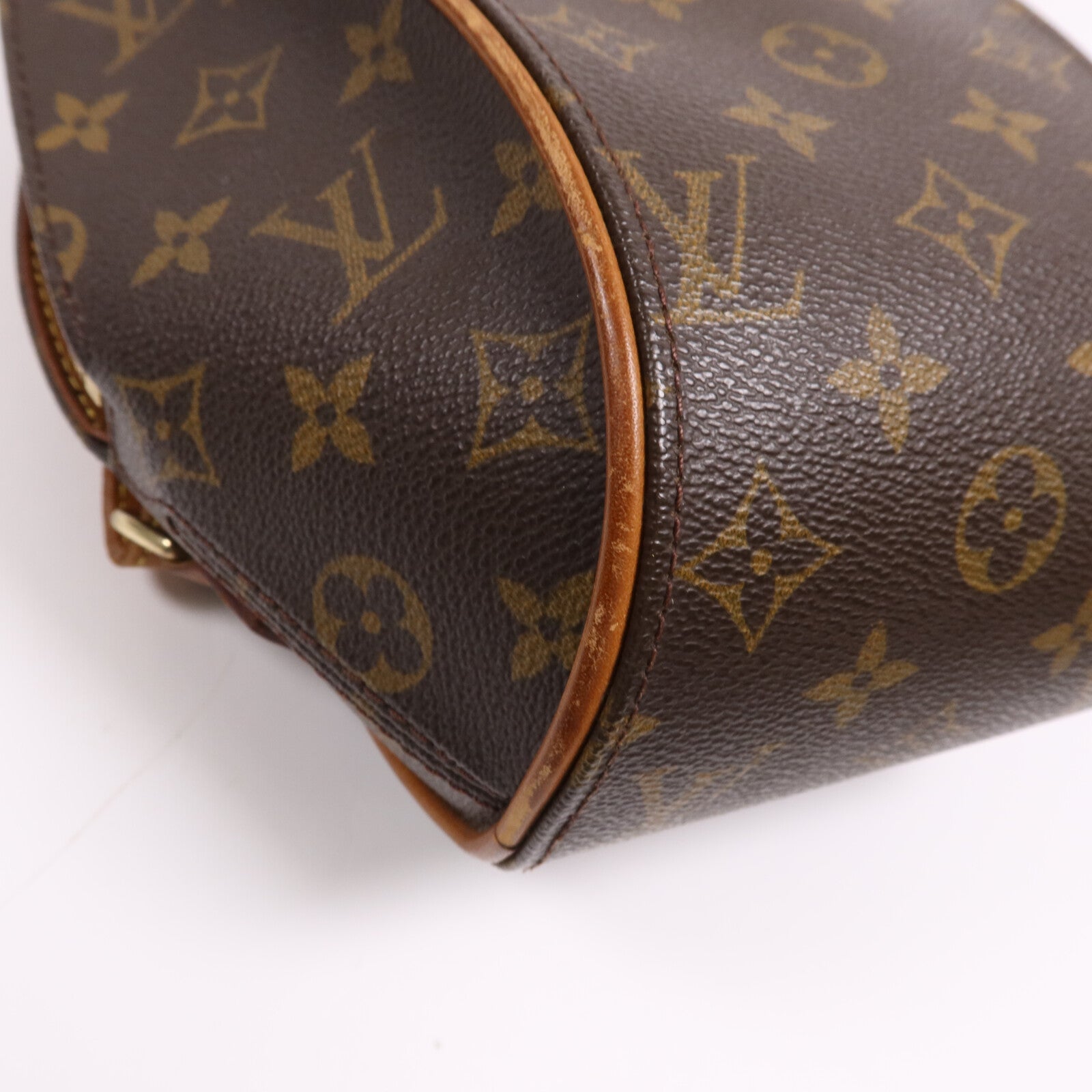 LOUIS VUITTON Monogram Ellipse Sac A Dos Backpack金扣背包棕色