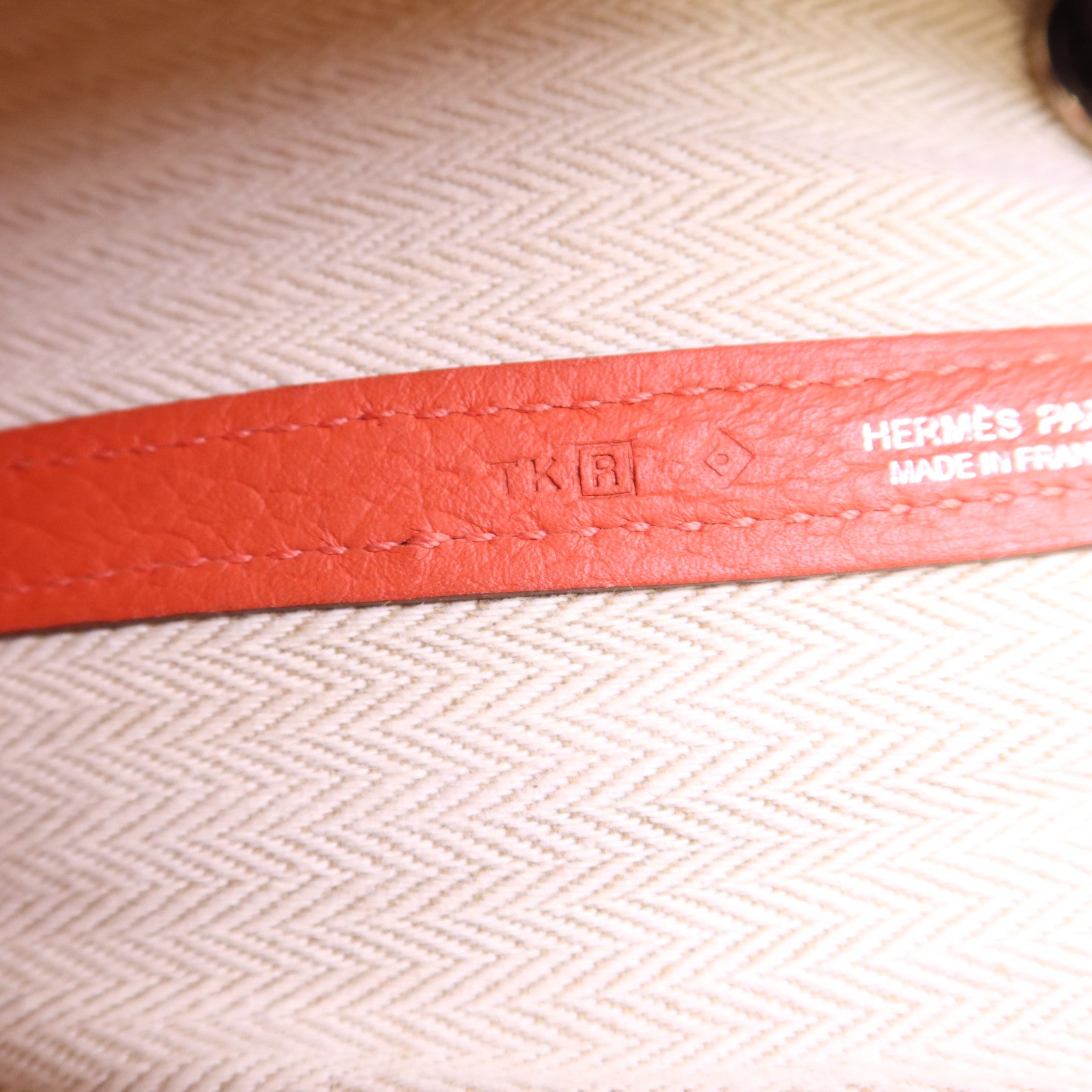 HERMES Negonda皮革Garden Party TPM銀扣手挽袋