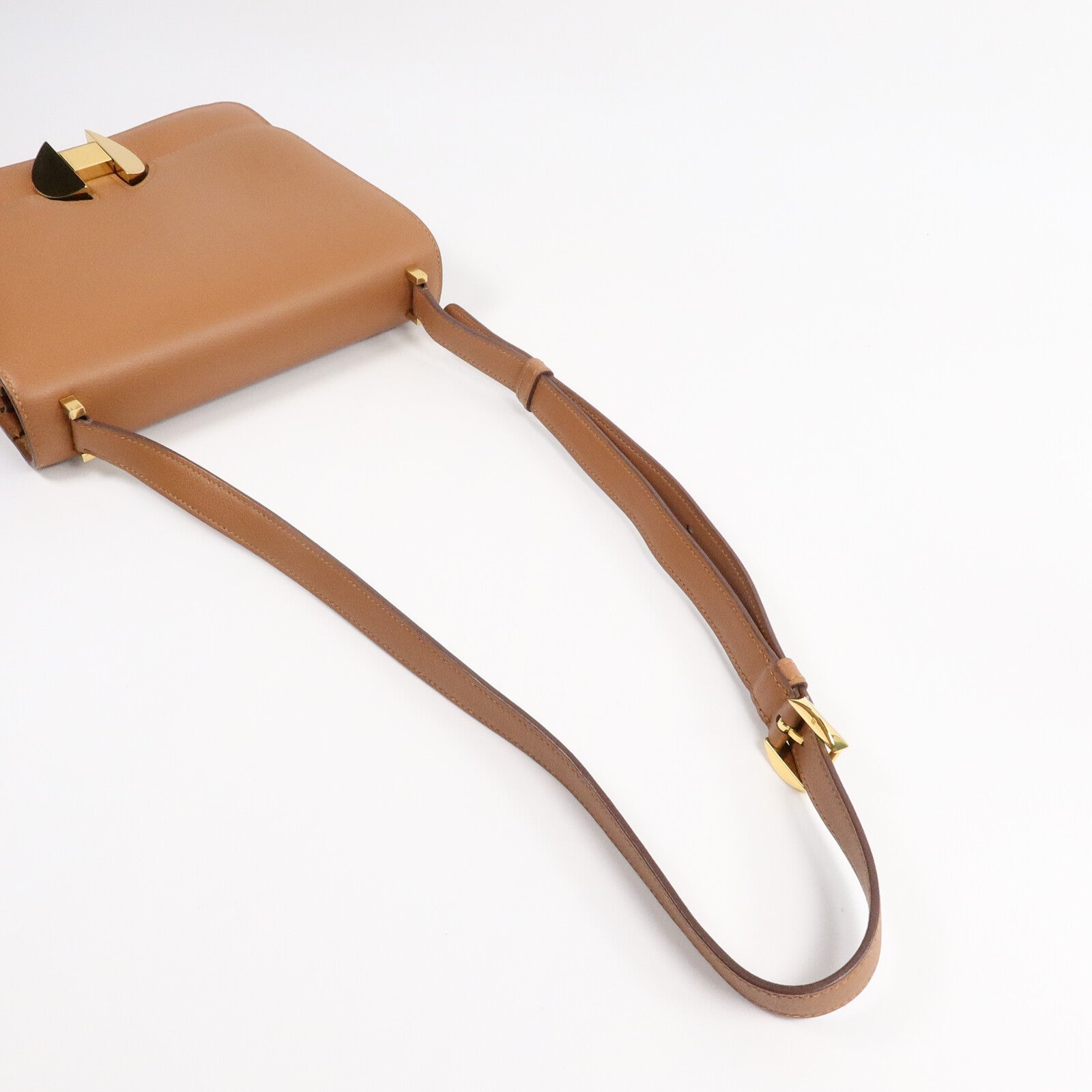 HERMES Evercolor皮革2002 肩背袋Gold