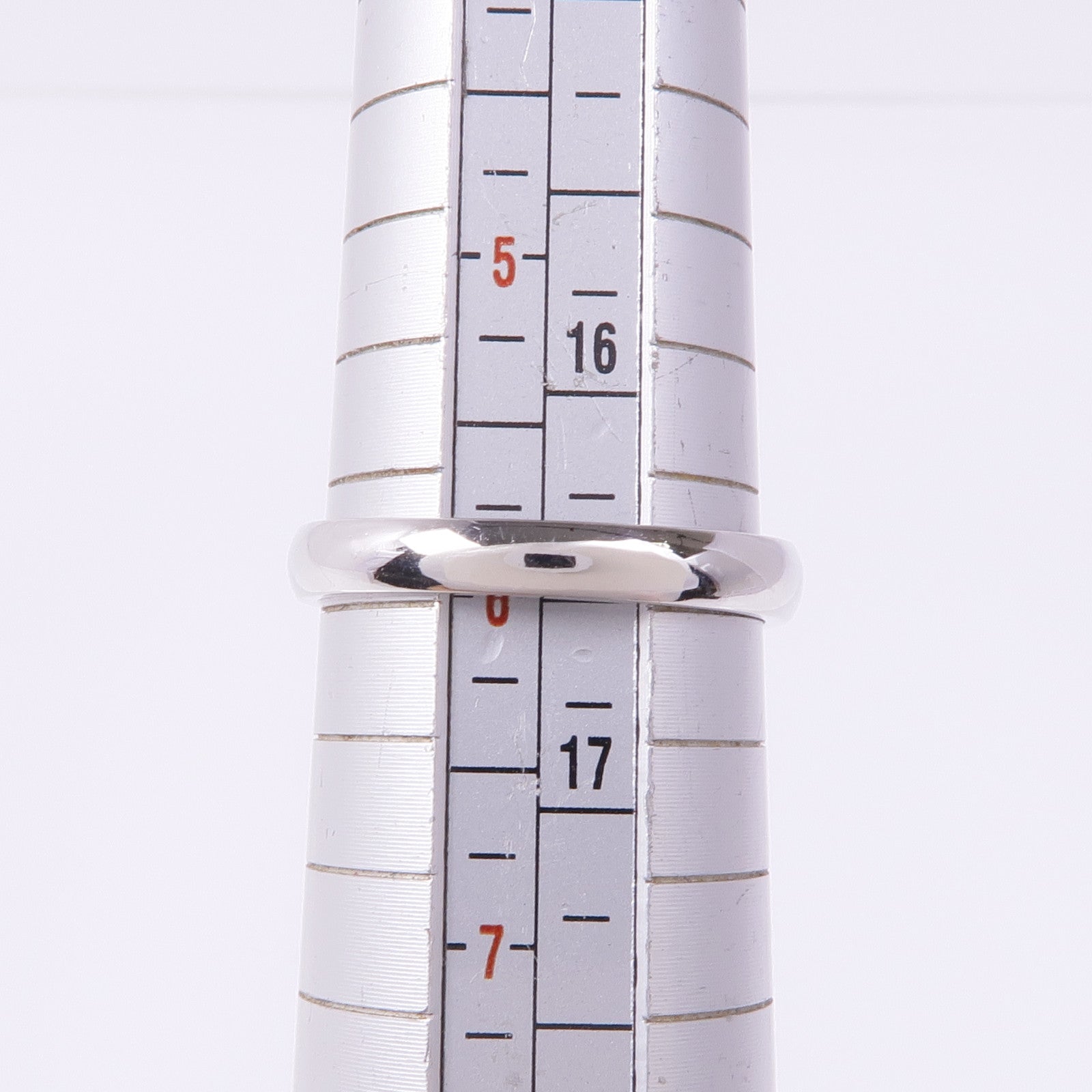 JEWELRY PT900鉑金Ruby Diamond Ring紅寶石/鑽石戒指US#6