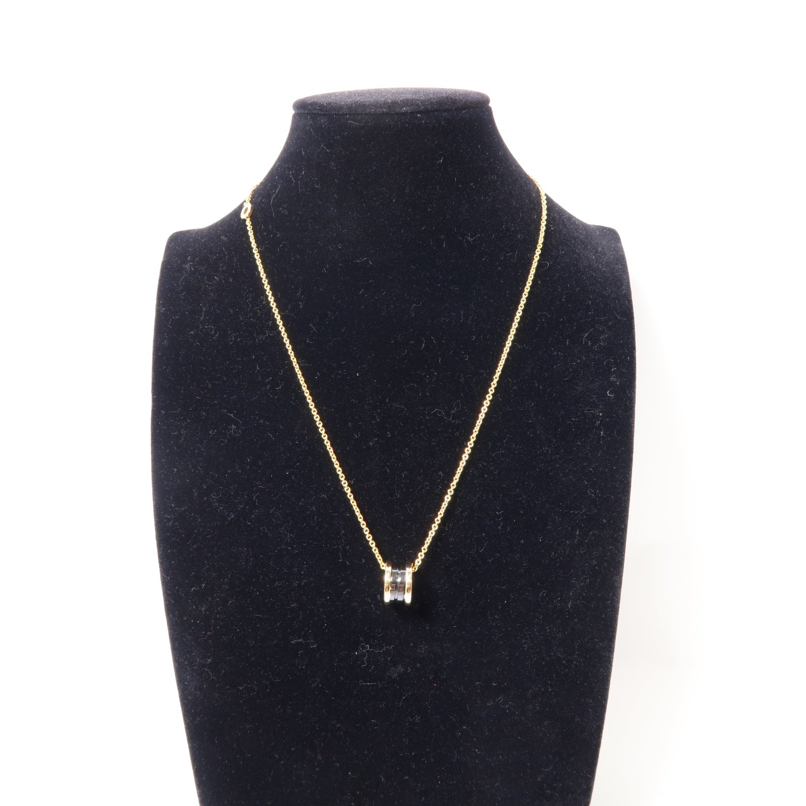 BVLGARI 18K玫瑰金/陶瓷B-zero1 Necklace項鍊