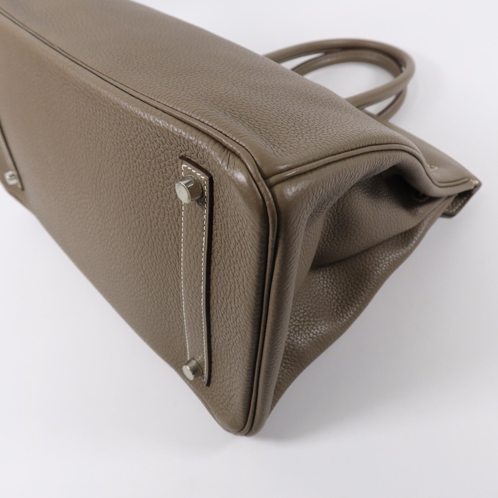 HERMES Clemence皮革Birkin 35手挽袋Etope