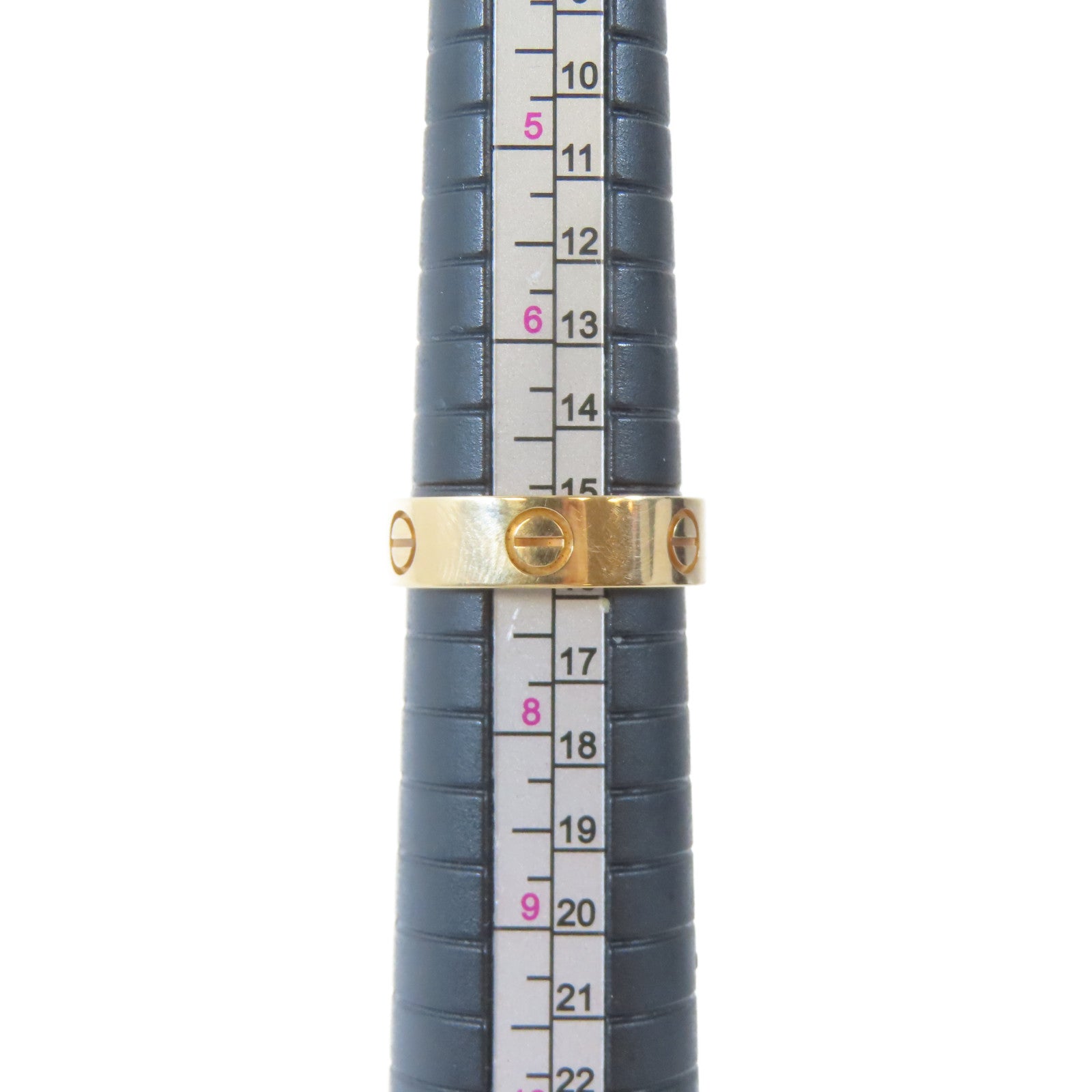 CARTIER 18K玫瑰金Love Ring戒指Cartier#55/US#7