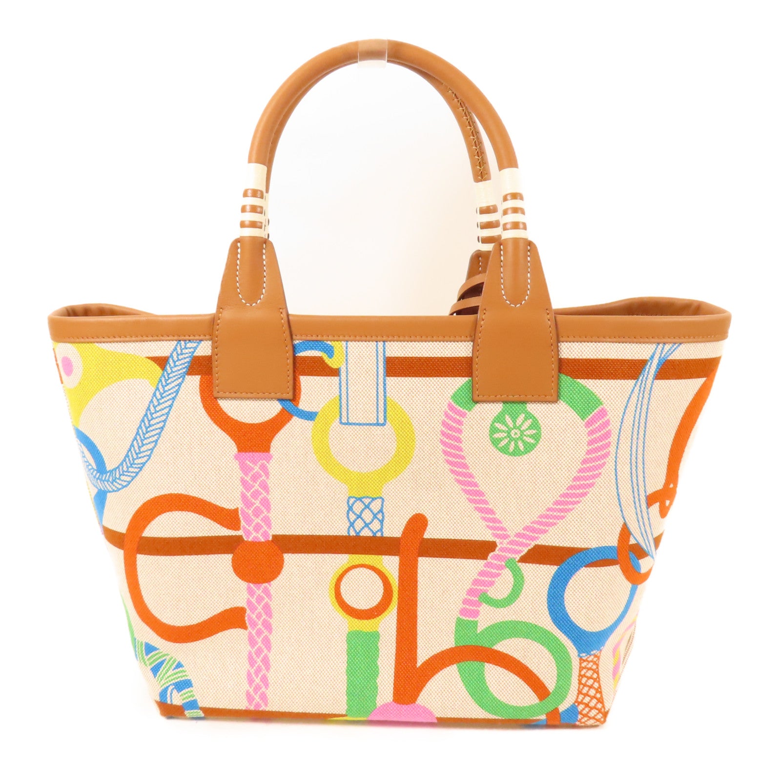 HERMES 帆布/Swift皮革Steeple 25手挽袋