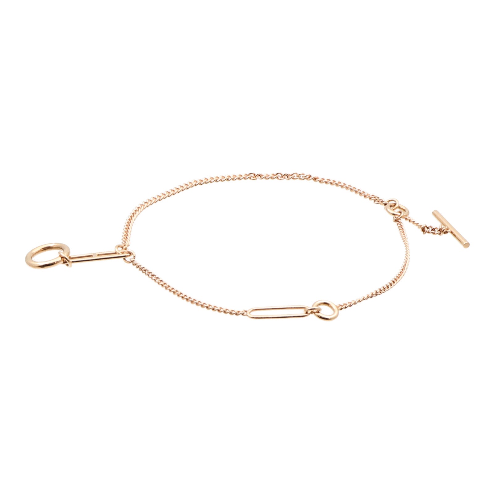 HERMES 18K玫瑰金Echappee Bracelet手鏈