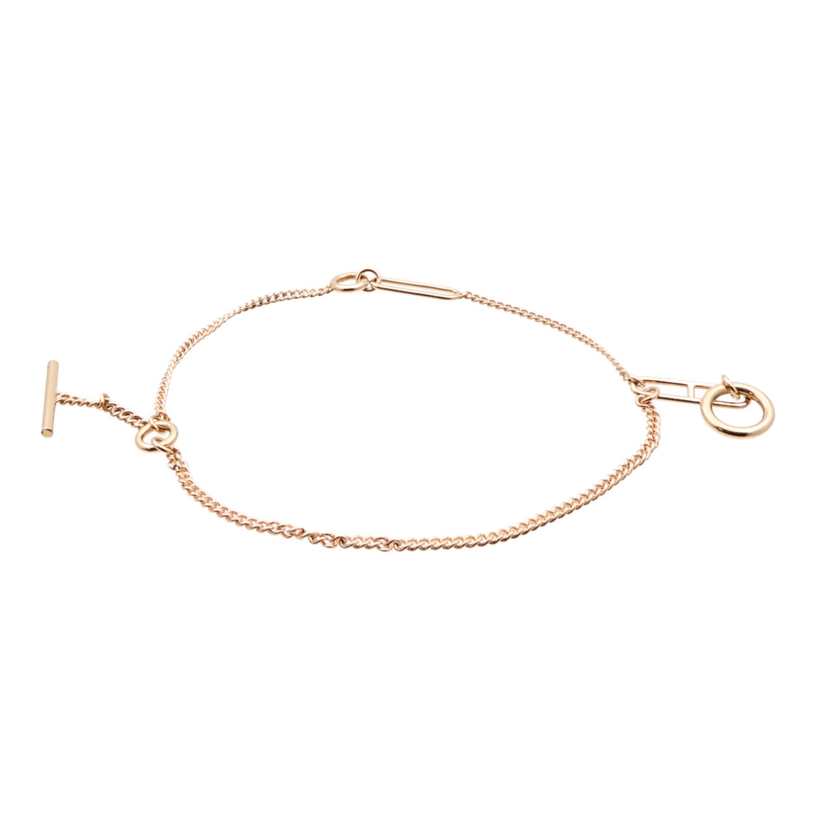 HERMES 18K玫瑰金Echappee Bracelet手鏈
