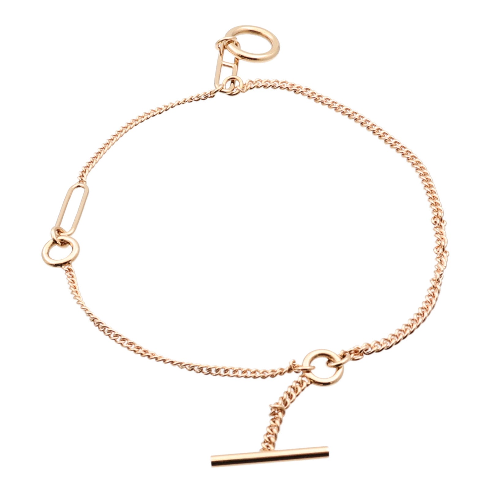 HERMES 18K玫瑰金Echappee Bracelet手鏈