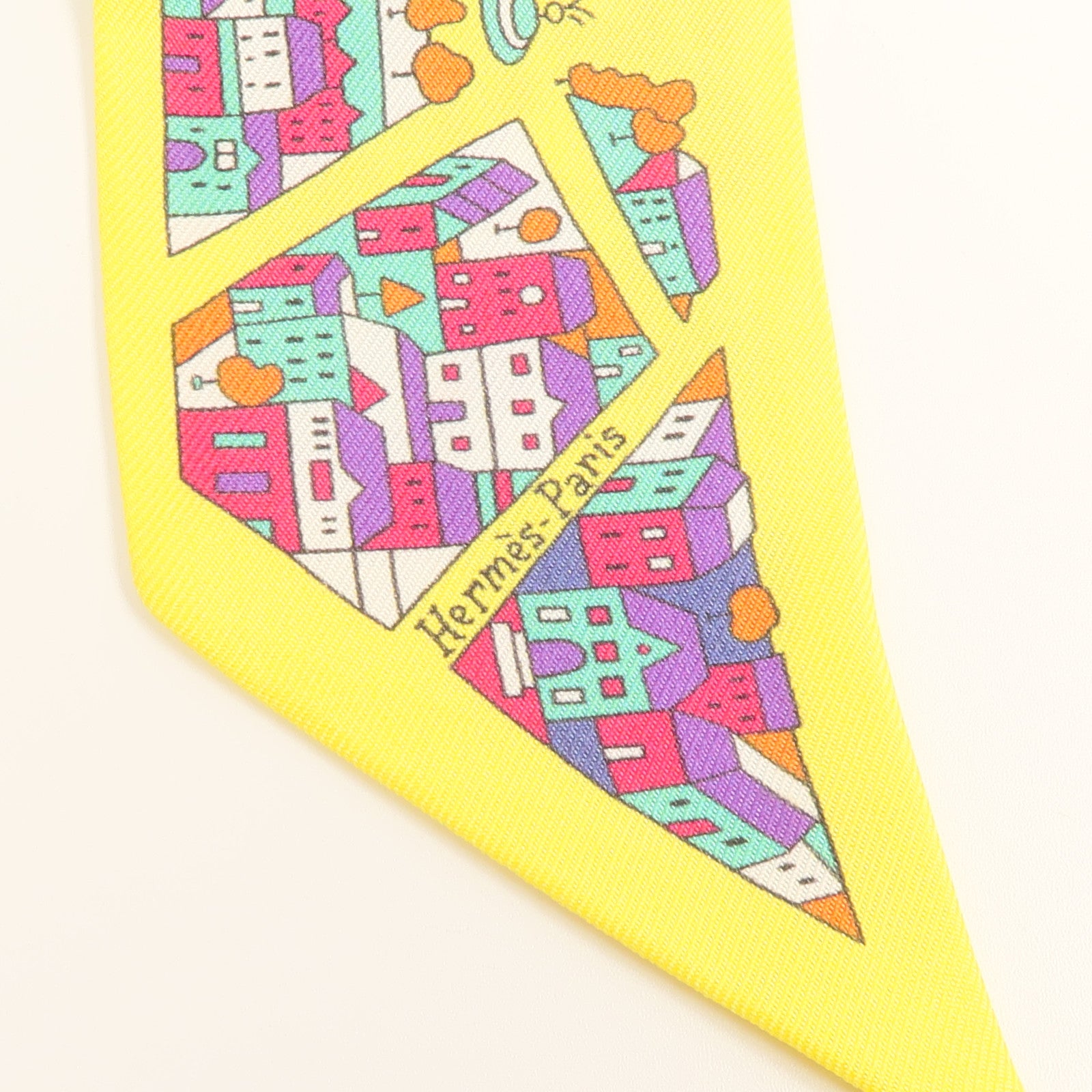HERMES 絲質Twilly絲巾