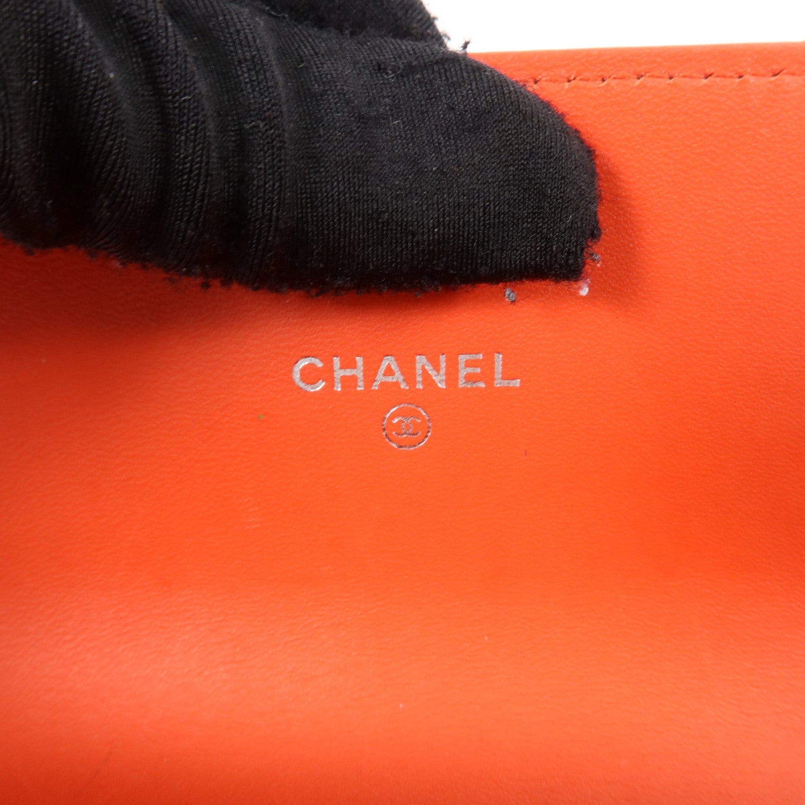 CHANEL 漆皮皮革Long Wallet銀扣長錢包