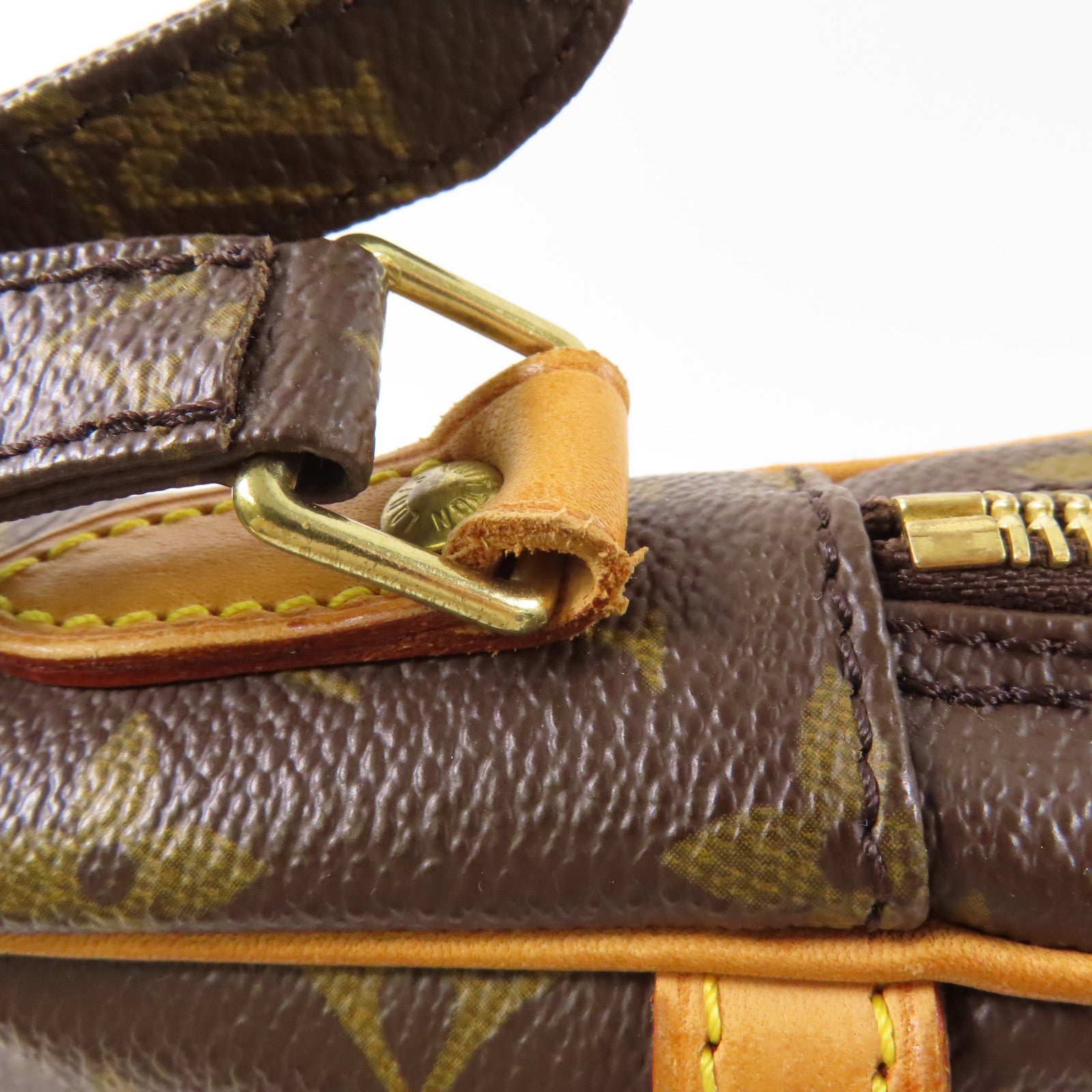 LOUIS VUITTON 【激減優惠】Monogram Danube金扣肩背袋棕色