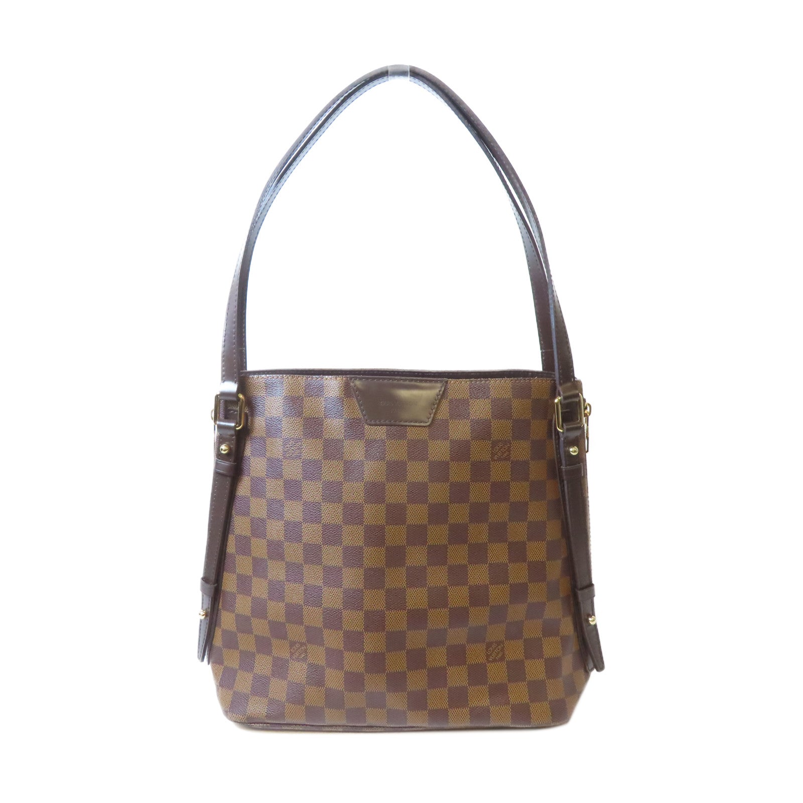LOUIS VUITTON **【激減優惠】Damier Cabas Rivington金扣肩背袋啡色