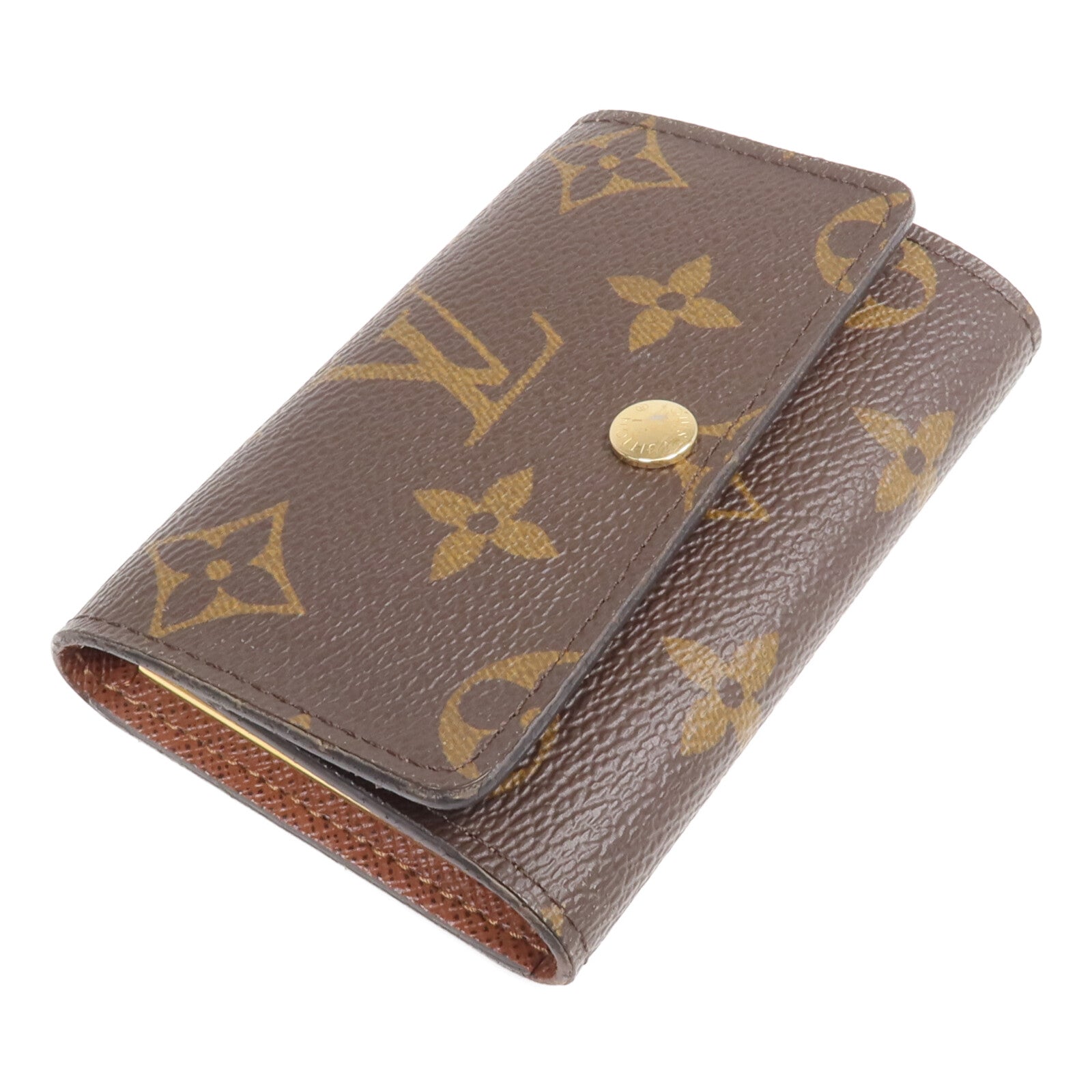 LOUIS VUITTON Monogram 6 Key Holder金扣鎖匙包