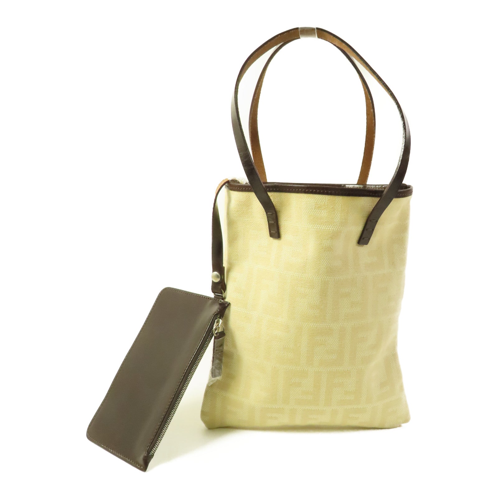 FENDI 帆布Tote Bag肩背袋