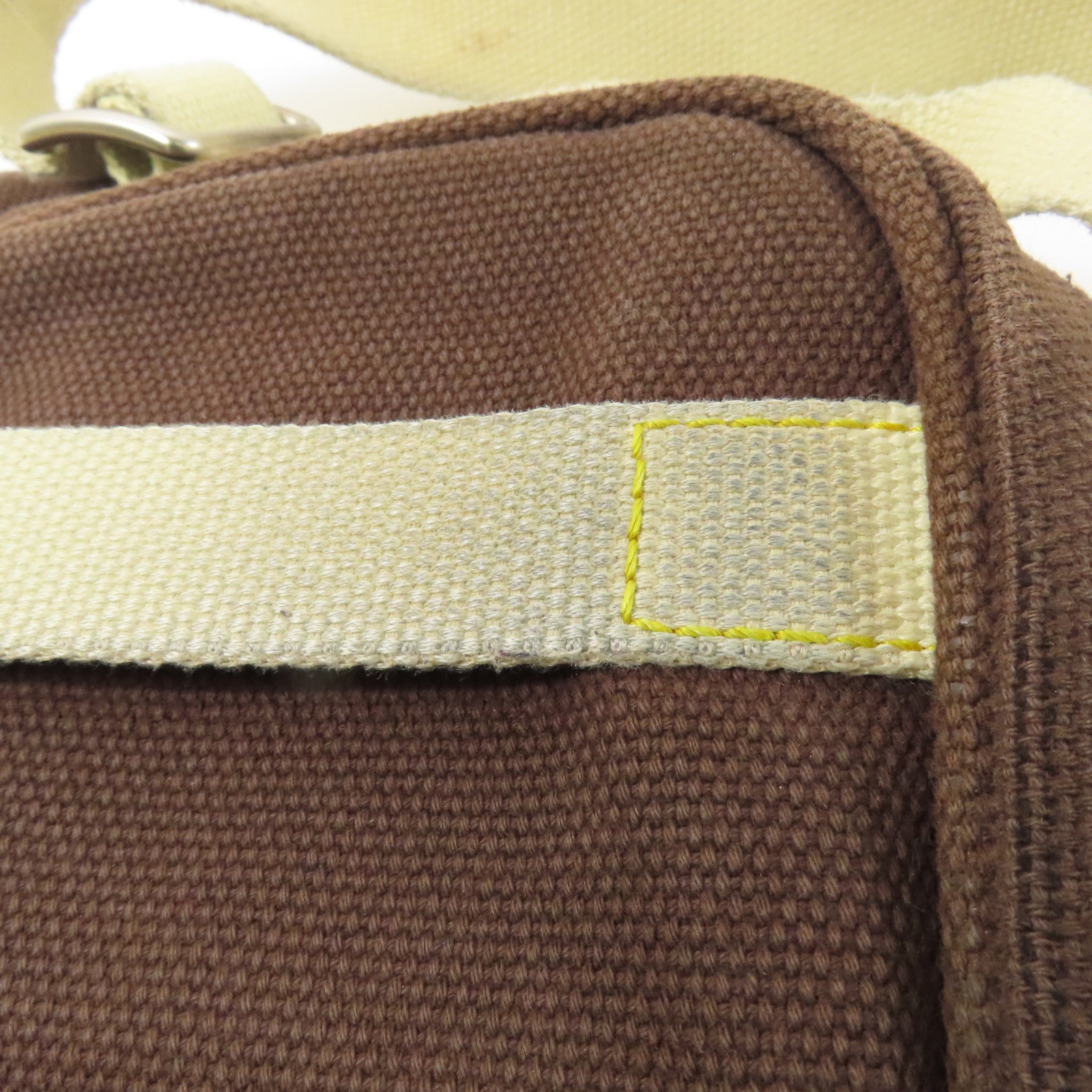 LOUIS VUITTON 帆布Besace PM銀扣肩背袋