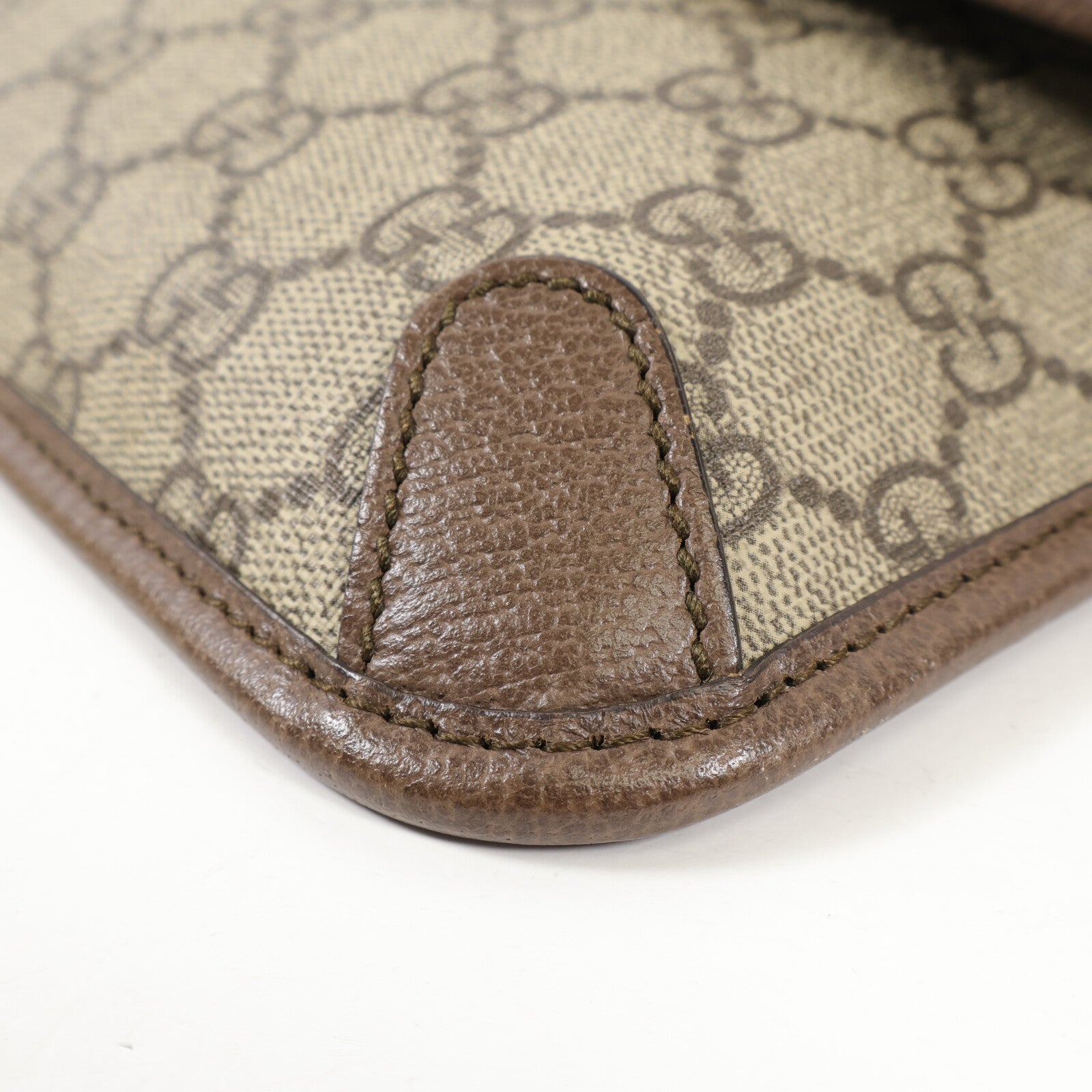 GUCCI 塗層帆布Waist Bag金扣斜挎包