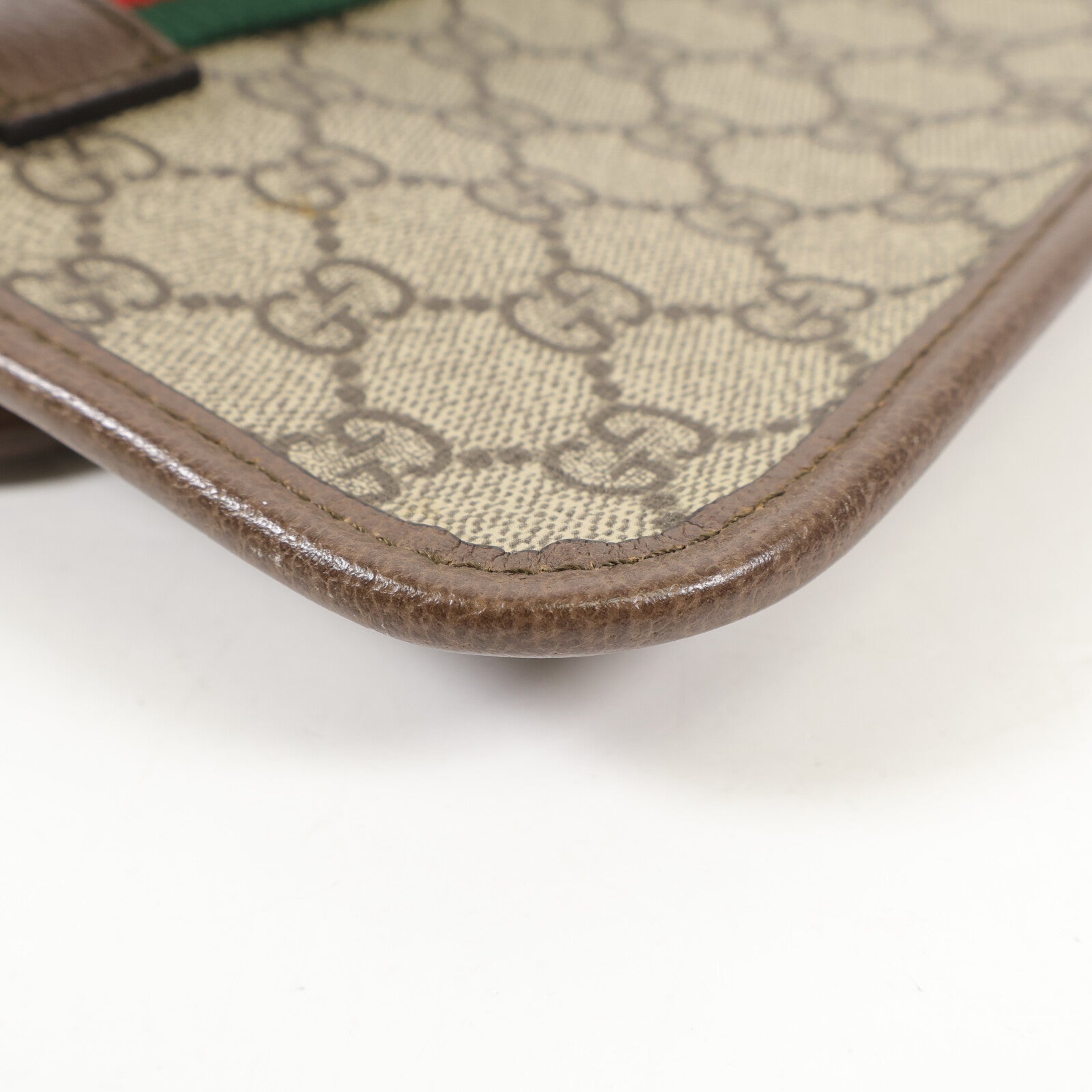 GUCCI 塗層帆布Waist Bag金扣斜挎包