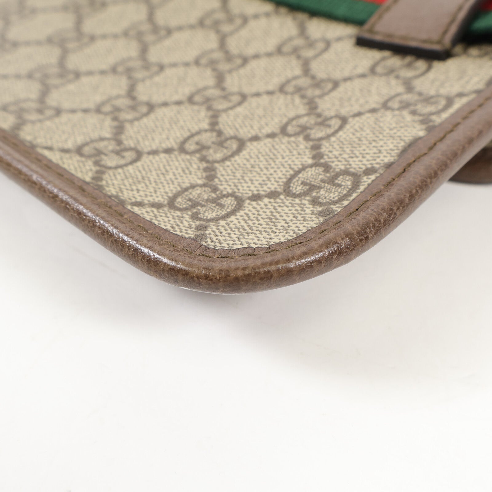 GUCCI 塗層帆布Waist Bag金扣斜挎包